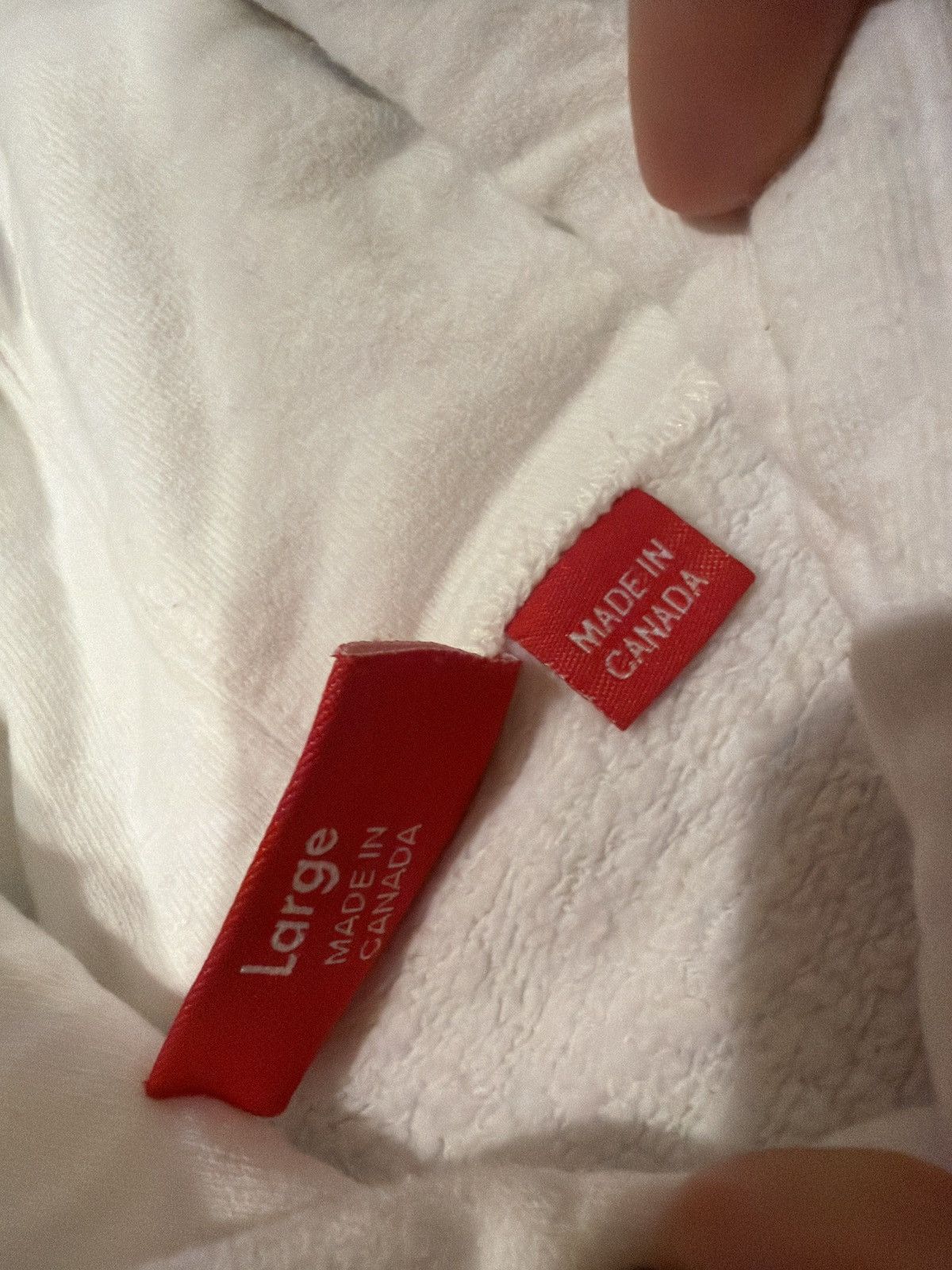 Supreme Supreme piping logo hooded sweatshirt white purple Size US L / EU 52-54 / 3 - 6 Thumbnail