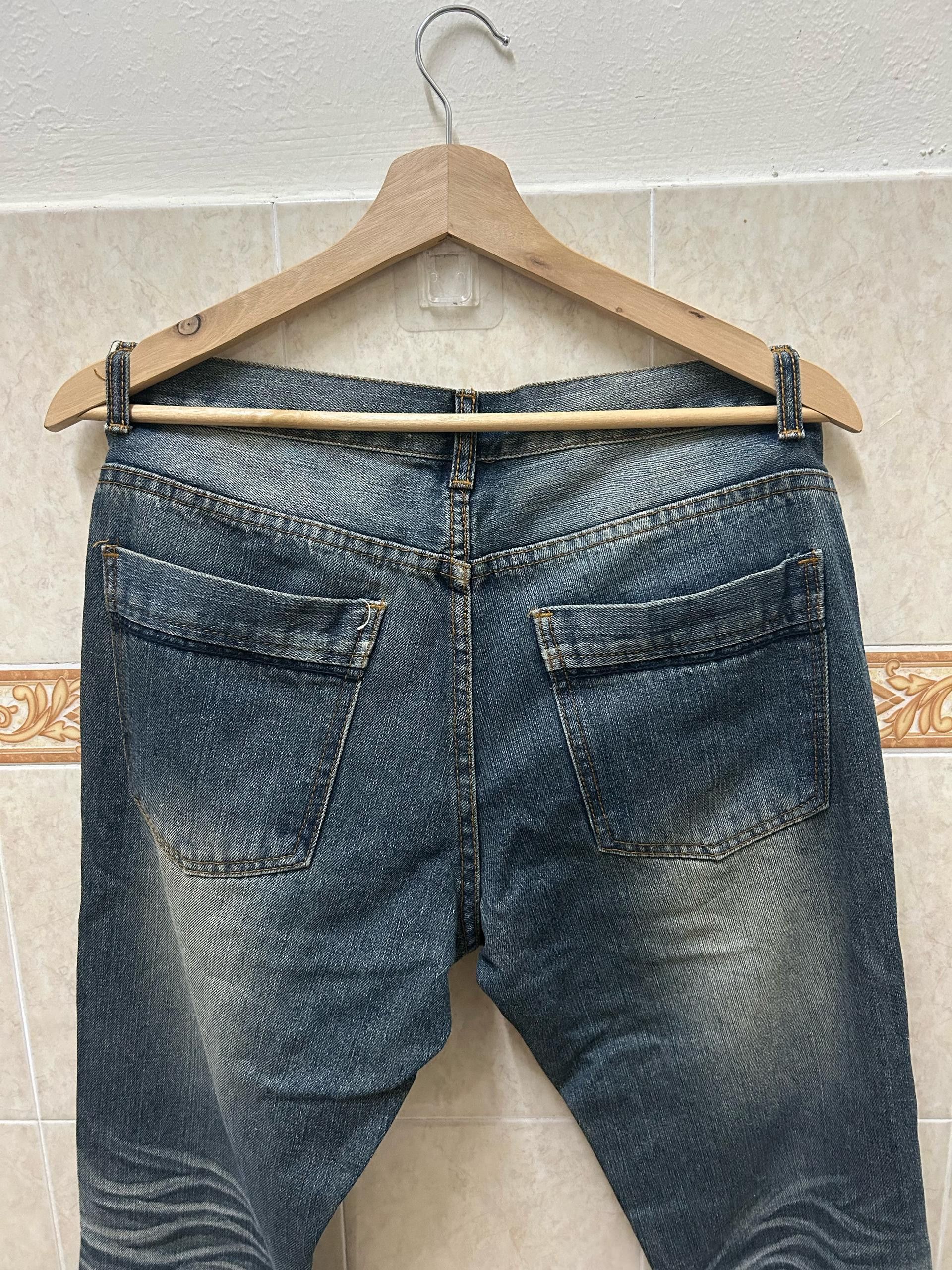 Japanese Brand 💥 90s 💥 Vintage Green Apparel Denim Size US 32 / EU 48 - 8 Thumbnail