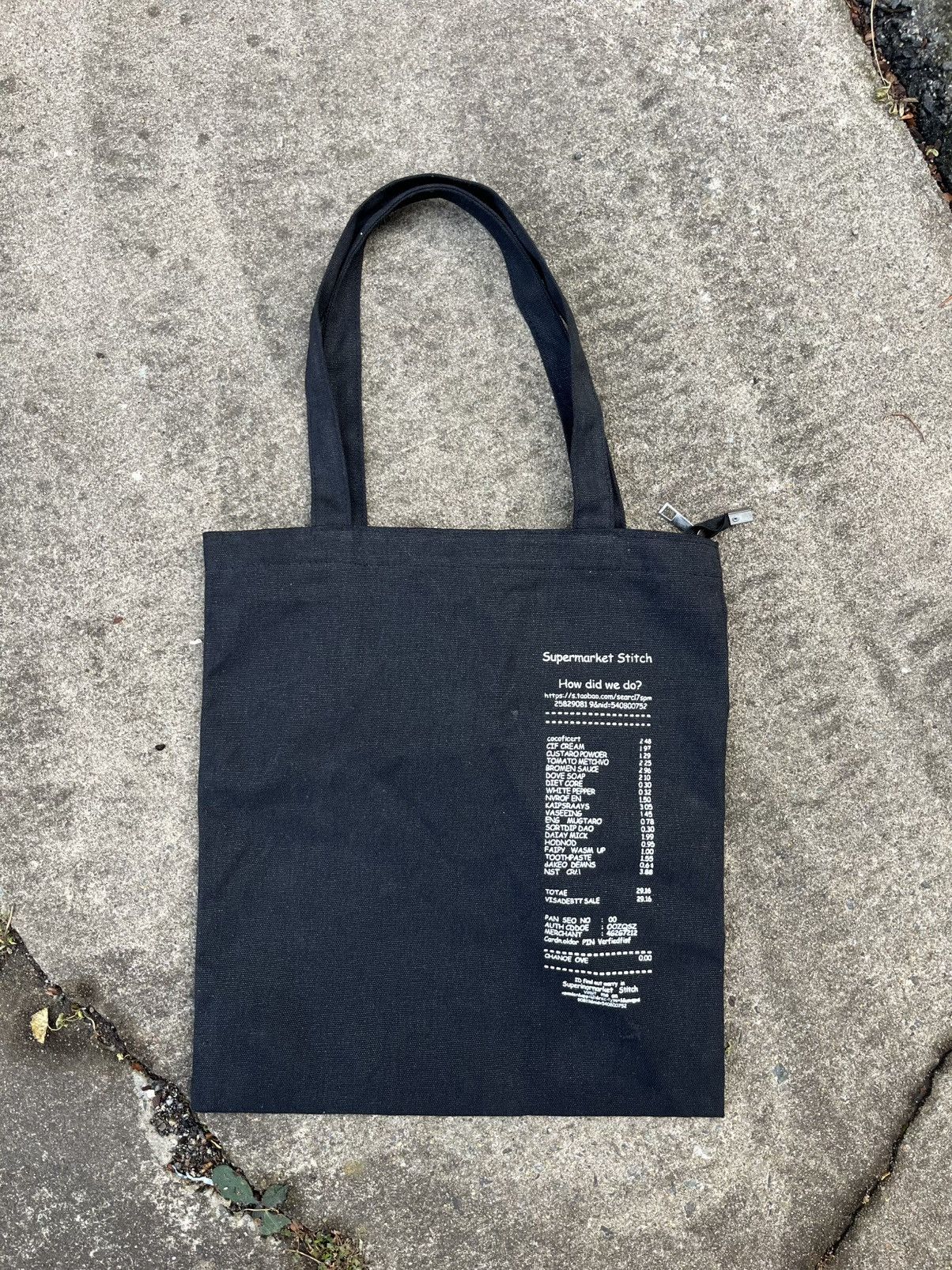 Other Supermarket Receipt Tote Bag Size ONE SIZE - 1 Thumbnail