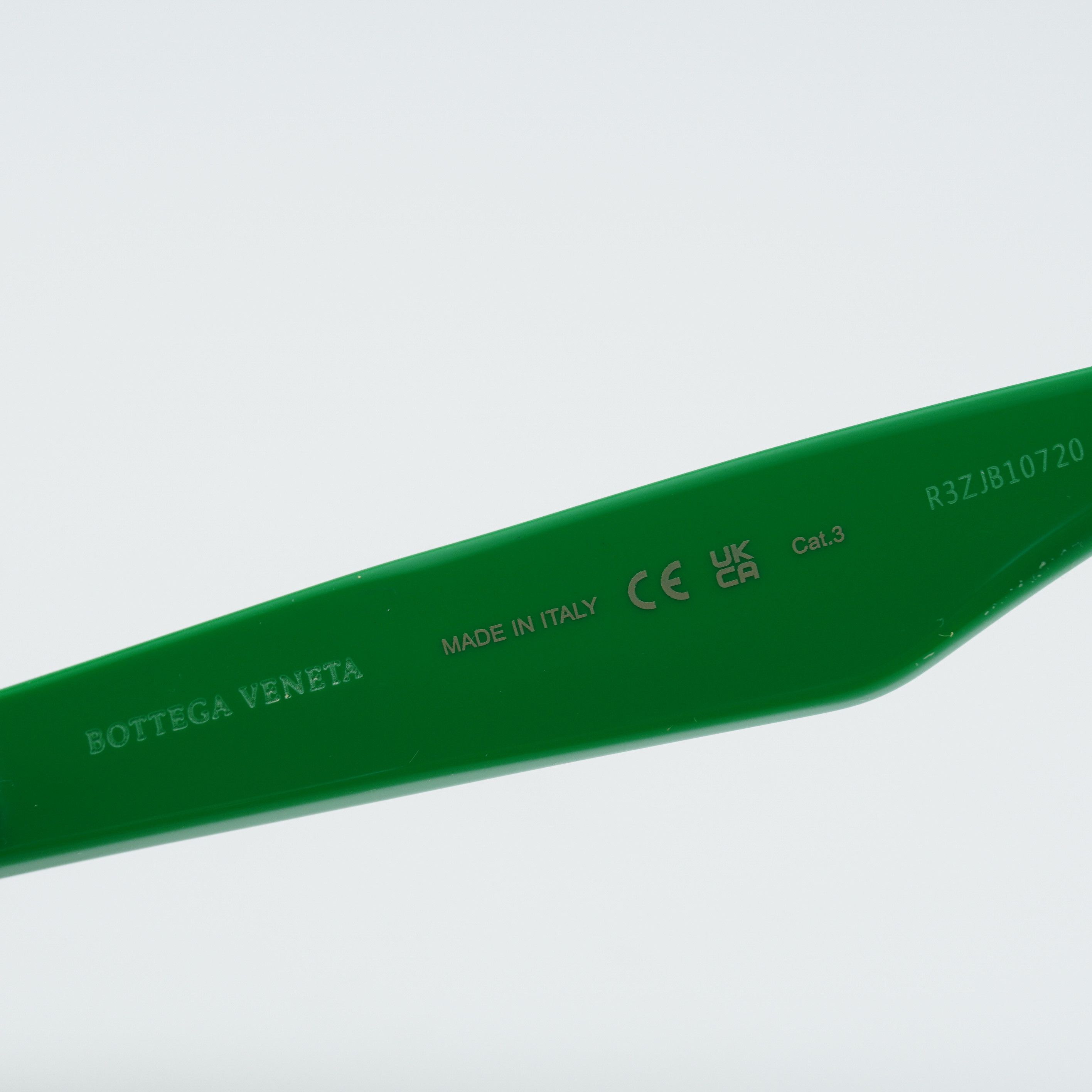 Bottega Veneta Bottega Veneta BV1213S 003 Men Sunglasses Green Rectangle Size ONE SIZE - 5 Thumbnail