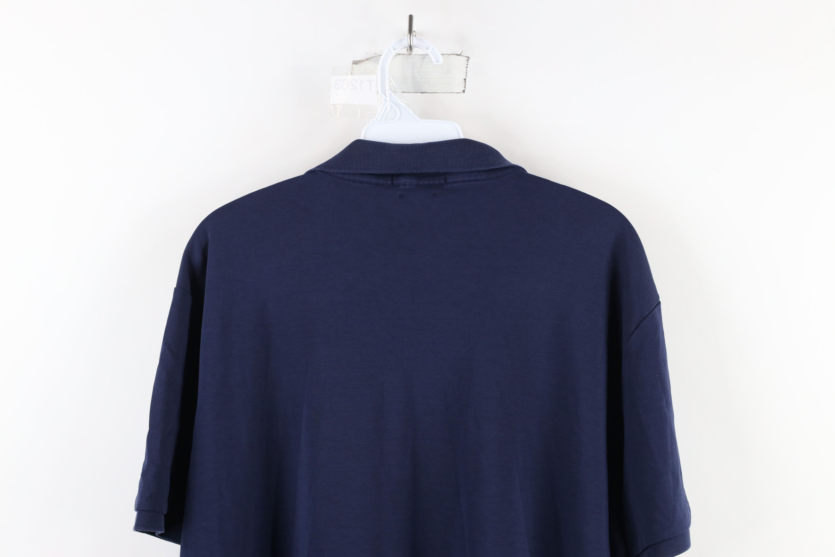 Ralph Lauren × Vintage Ralph Lauren Pima Cotton Soft Touch Collared Polo Shirt Blue Size US XL / EU 56 / 4 - 8 Thumbnail