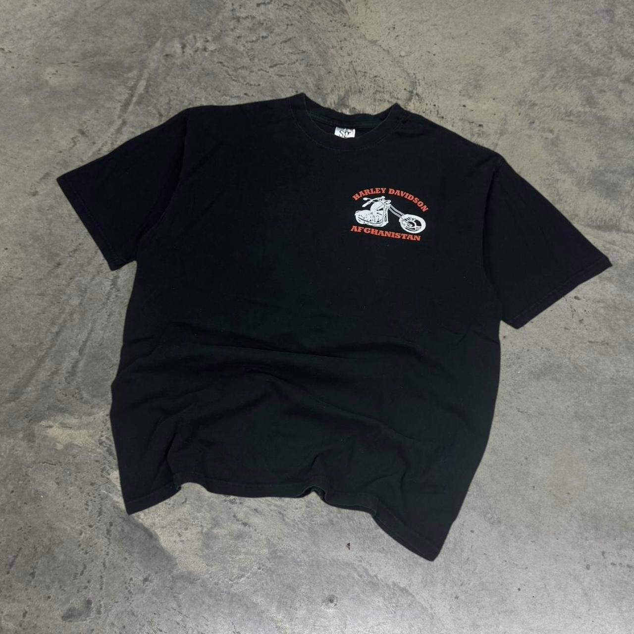 Harley Davidson × Vintage Vintage Y2K Harley Davidson Afghanistan T-Shirt Size US L / EU 52-54 / 3 - 2 Thumbnail
