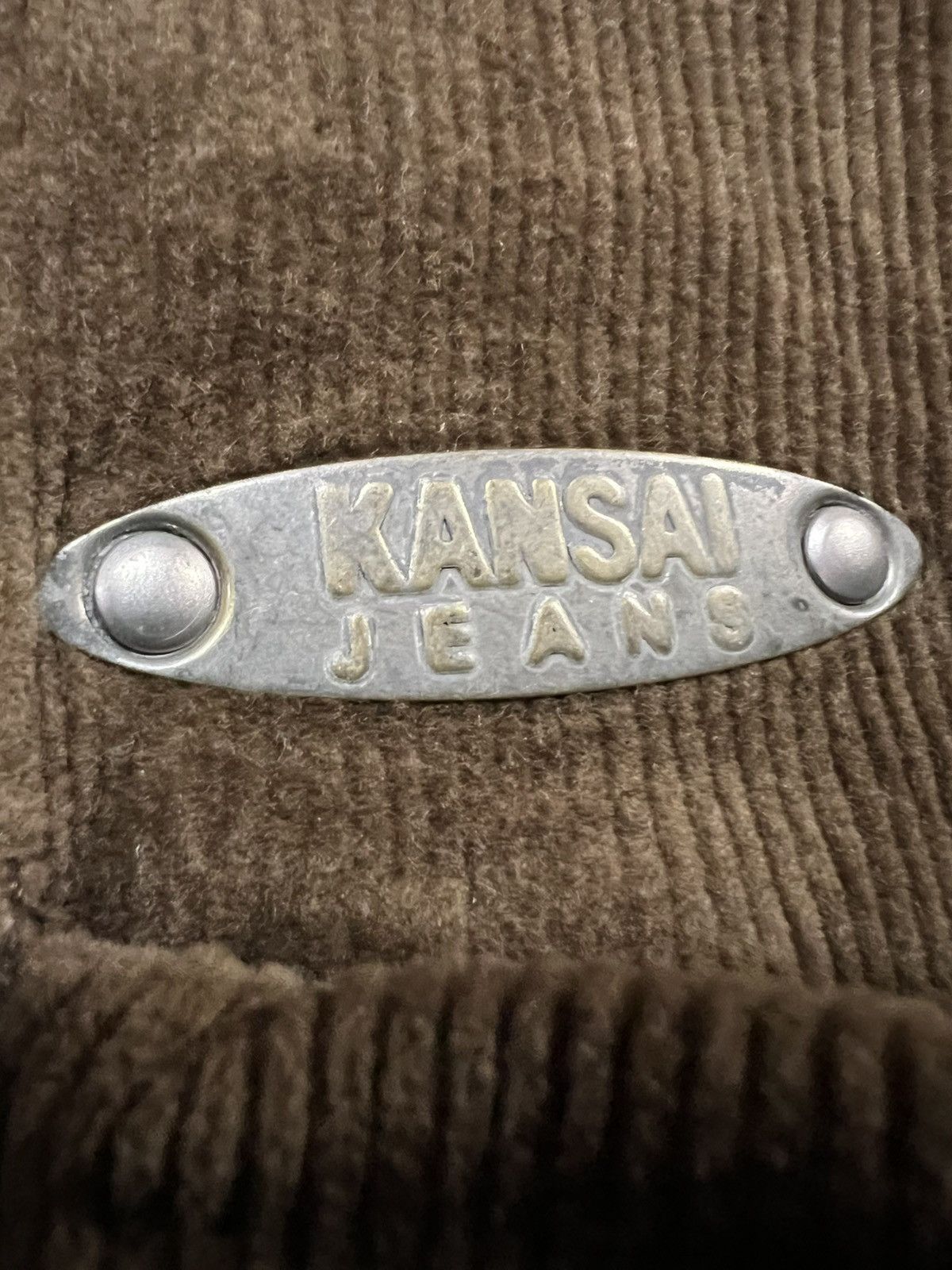Kansai Yamamoto Kansai jeans vintage corduroy brown button up jacket Size US M / EU 48-50 / 2 - 7 Thumbnail