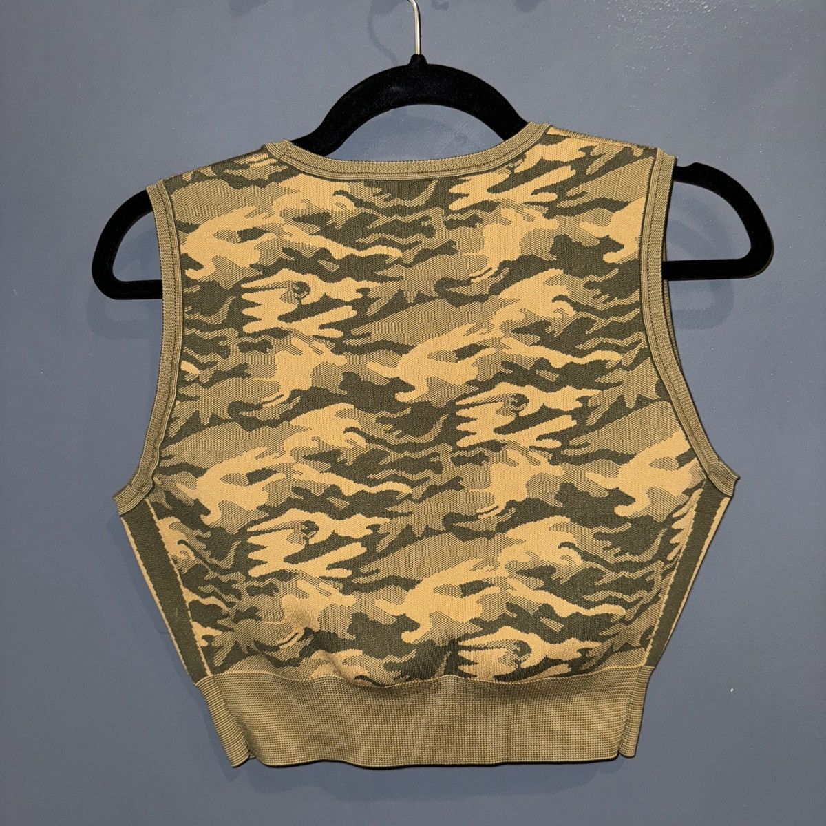 Nike Women’s Nike Knit Camo Crop Top - L Size L / US 10 / IT 46 - 2 Thumbnail
