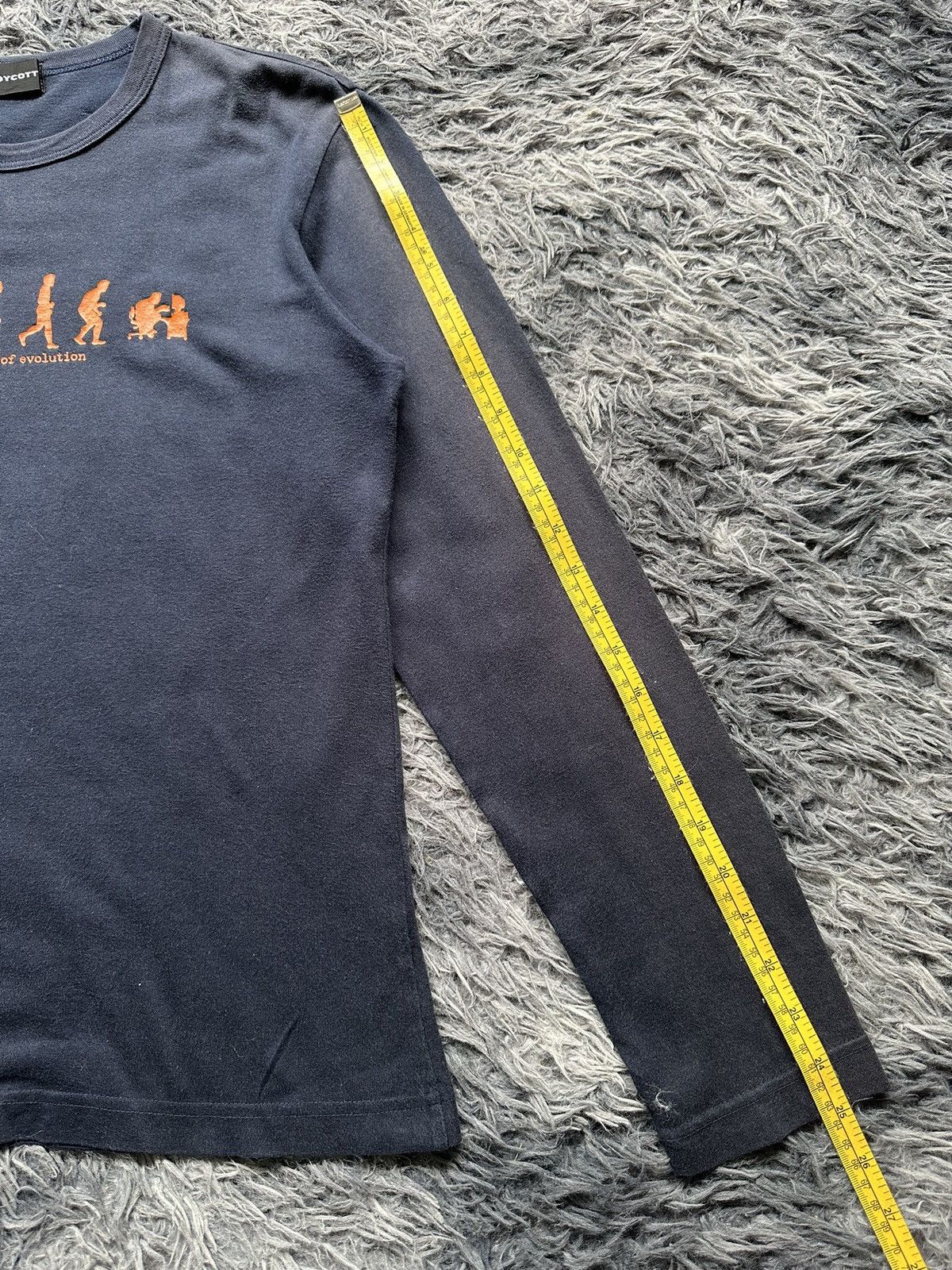 Boycott 90's Boycott '' Human being of Revolution " sun faded Size US M / EU 48-50 / 2 - 10 Thumbnail