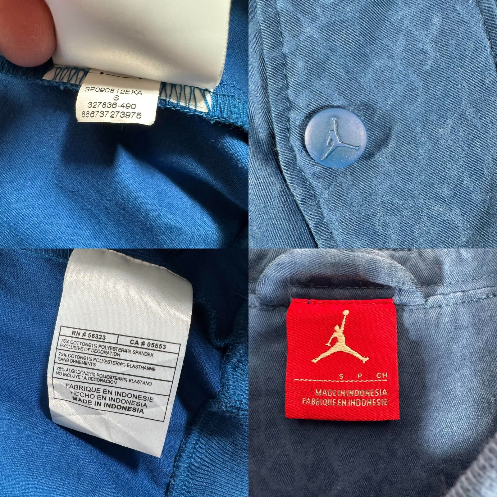 VINTAGE Nike Air Jordan Bomber Jacket Mens S Wings Streetwear Athletic Gorpcore Retro