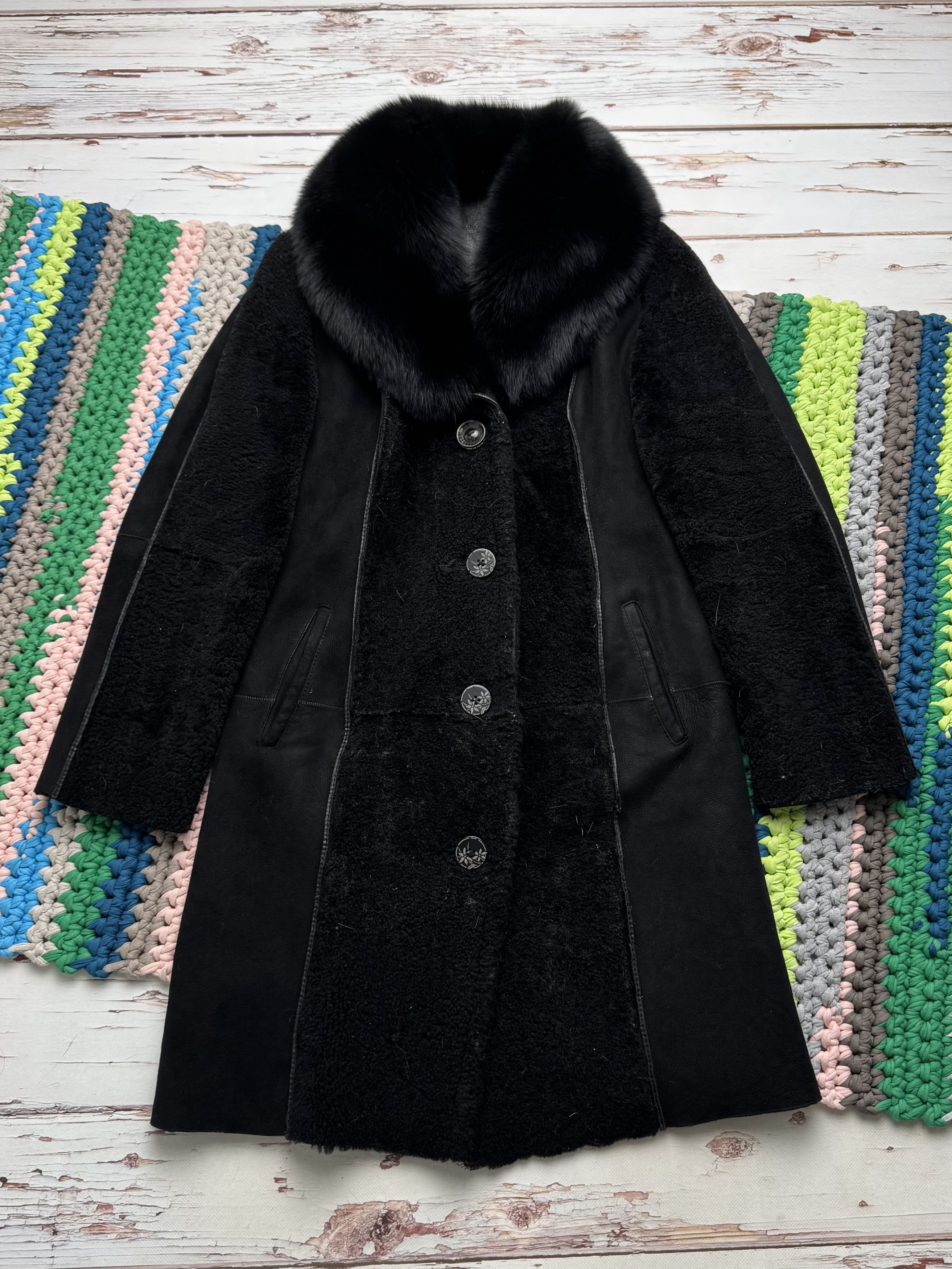 Vintage Vintage Real Sheepskin Coat (D10)(D15) Size M / US 6-8 / IT 42-44 - 5 Thumbnail