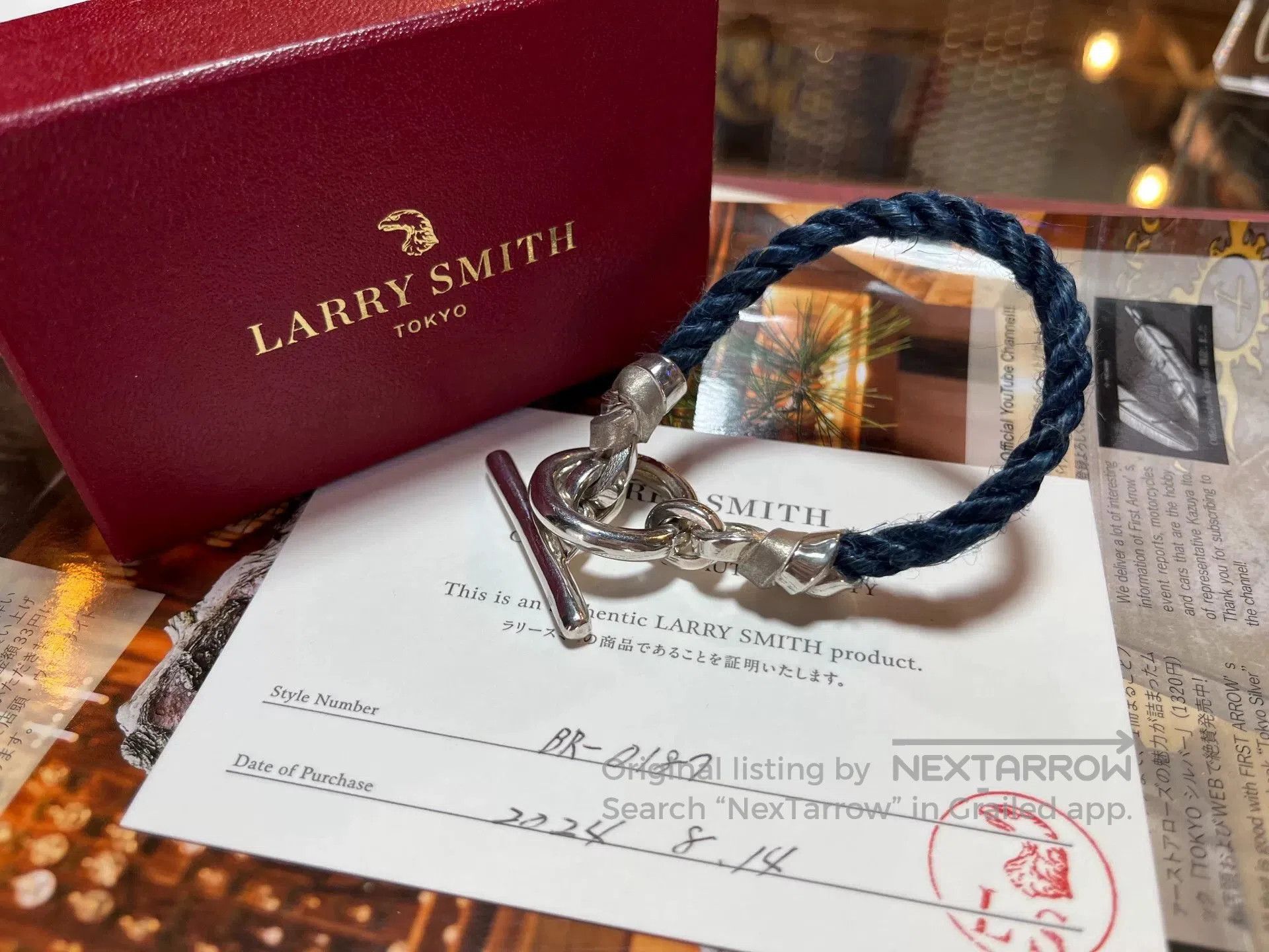 Larry Smith Larry Smith Silver Buckle Hand Strap. Size ONE SIZE - 2 Thumbnail