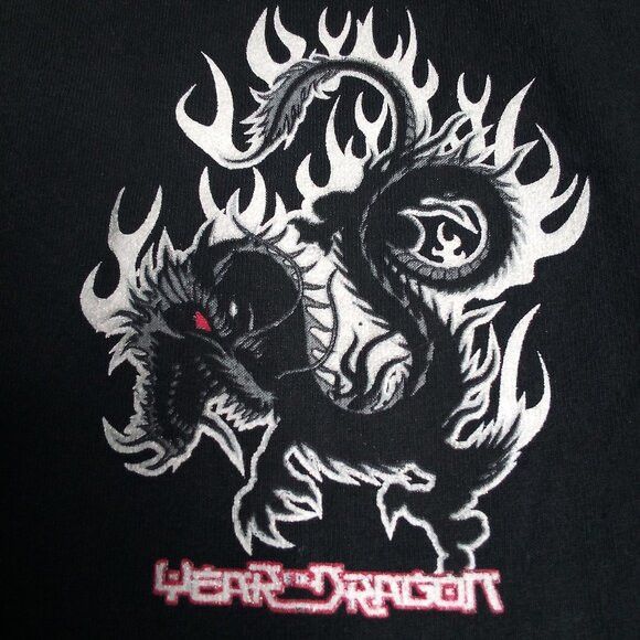 Other Vintage Y2K Year Of The Dragon Skater Long Sleeve T-Shirt Size US XL / EU 56 / 4 - 4 Thumbnail