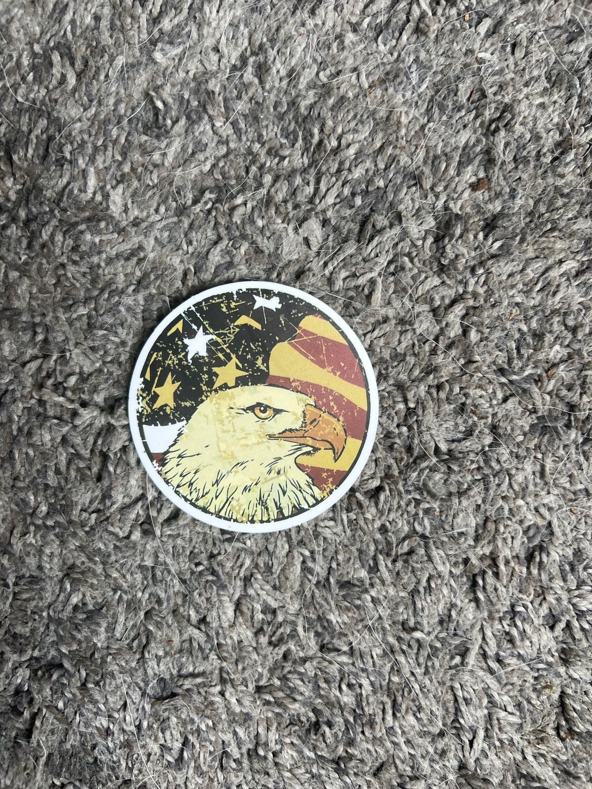 Hypebeast Bald Eagle American Flag Sticker Size ONE SIZE - 1 Thumbnail
