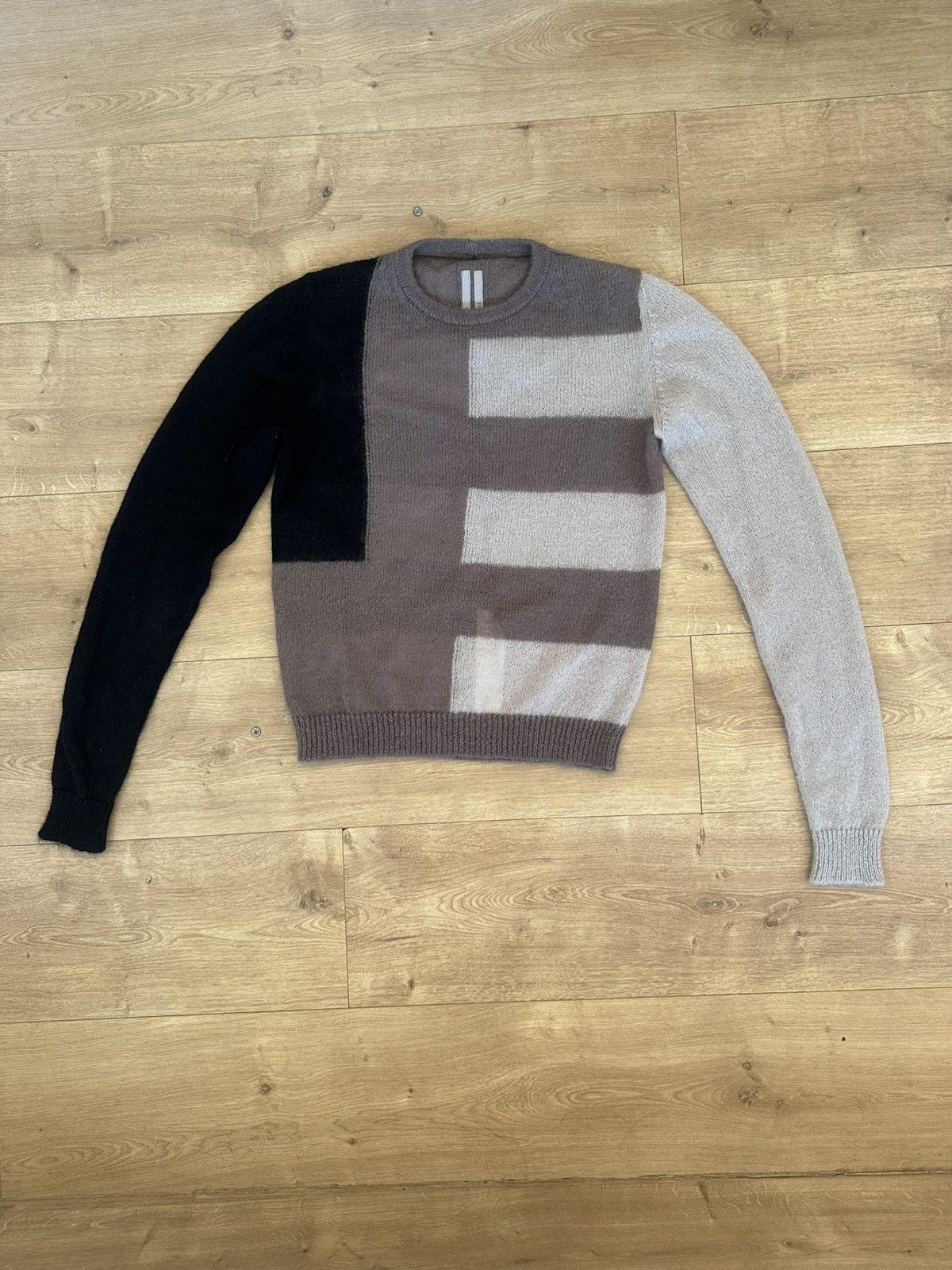 Rick Owens RICK OWENS BIKER SWEATER STROBE F/W22 Size US S / EU 44-46 / 1 - 1 Thumbnail