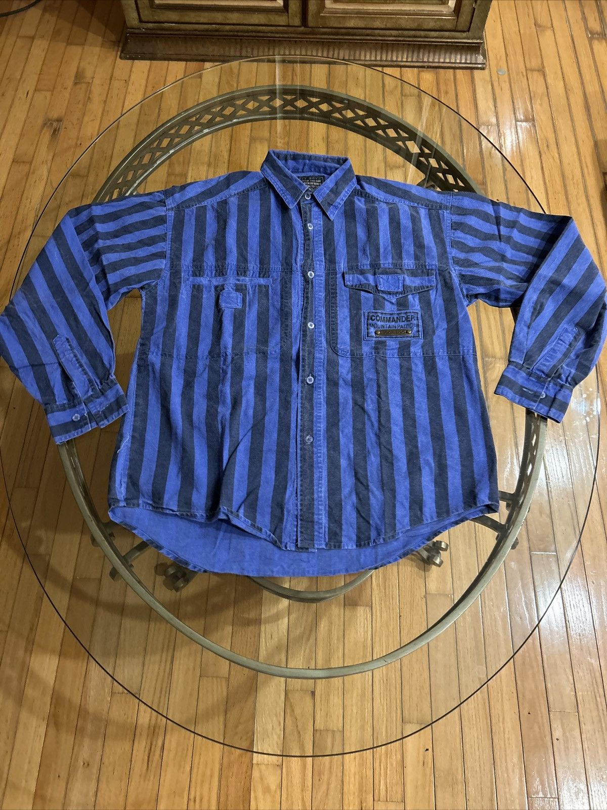 Bugle Boy Men’s Vintage Bugle Boy Striped Button Up Shirt Size S Size US S / EU 44-46 / 1 - 3 Thumbnail