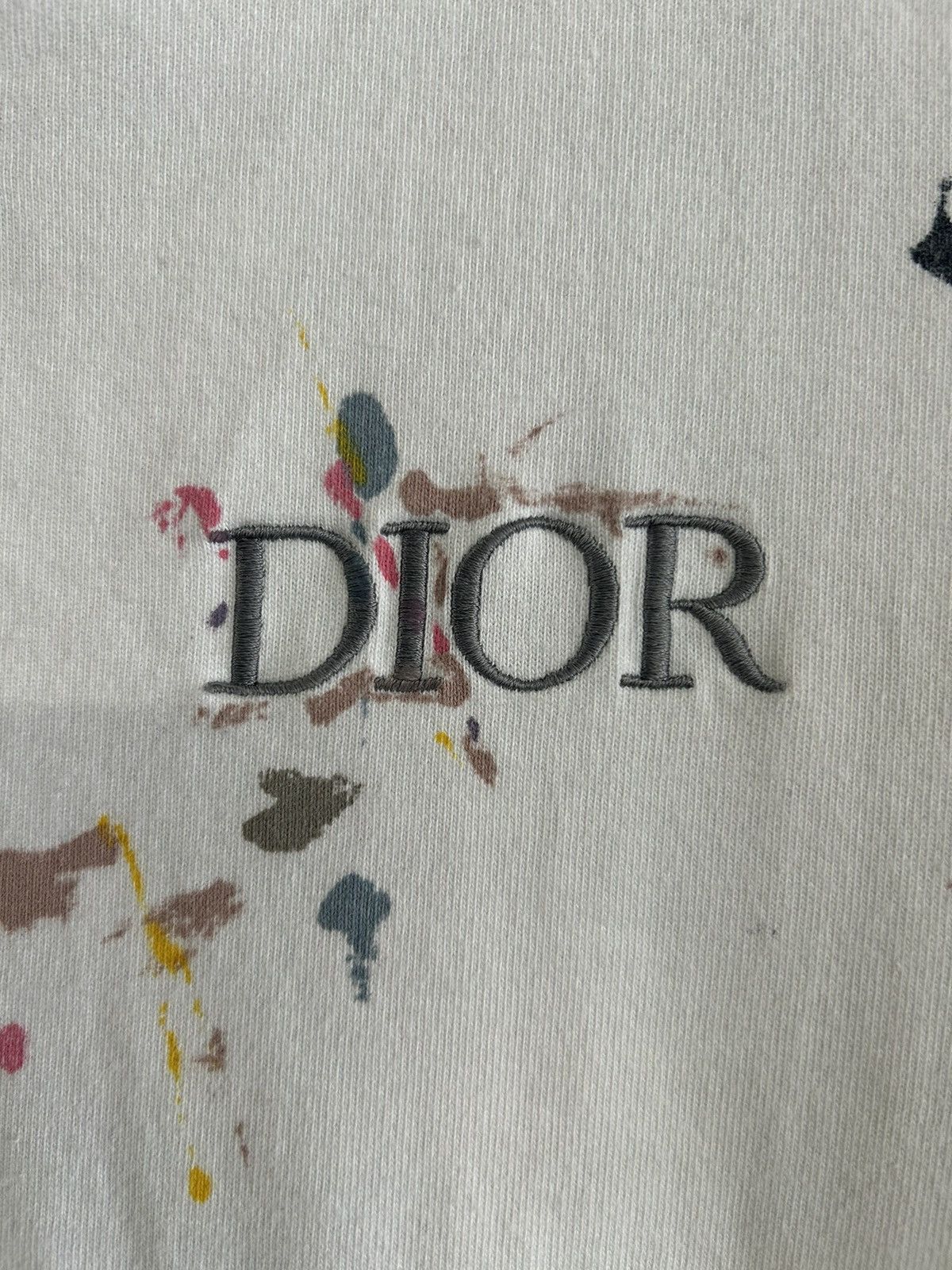 Dior Dior paint splatter shirt white Size US XS / EU 42 / 0 - 3 Thumbnail