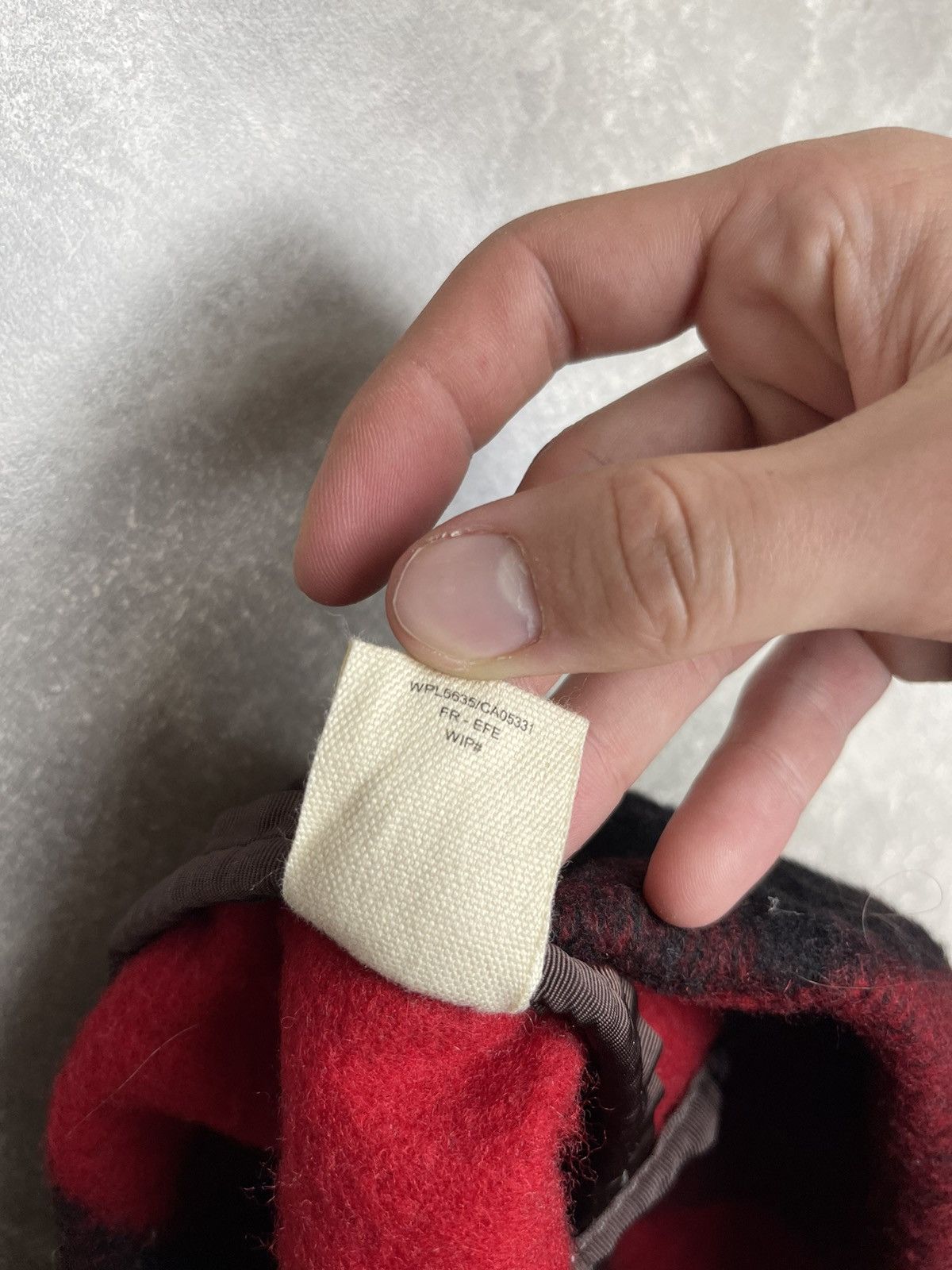 Vintage × Woolrich Woolen Mills Woolrich x Abercrombie & Fitch Buffalo Plaid Wool Tote Bag Size ONE SIZE - 13 Thumbnail