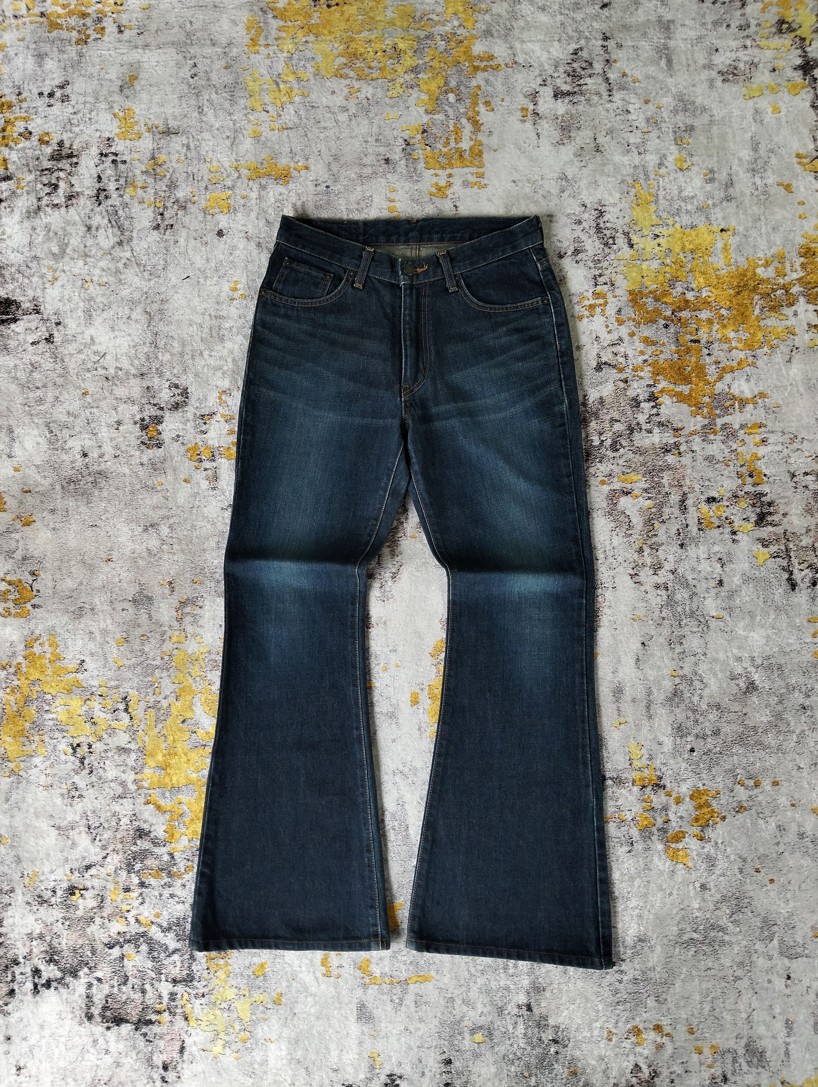 Vintage Edwin Japan Flared Bell Bottom Denim Jeans
