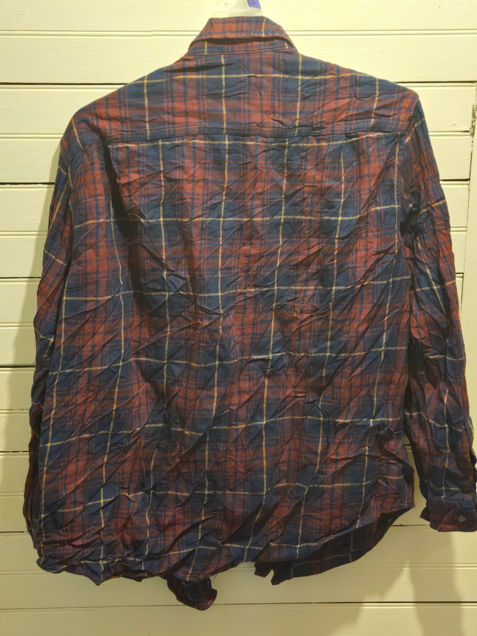 George George Shirt Mens 3XL Plaid Flannel Long Sleeve Button Up Size US XXL / EU 58 / 5 - 3 Thumbnail
