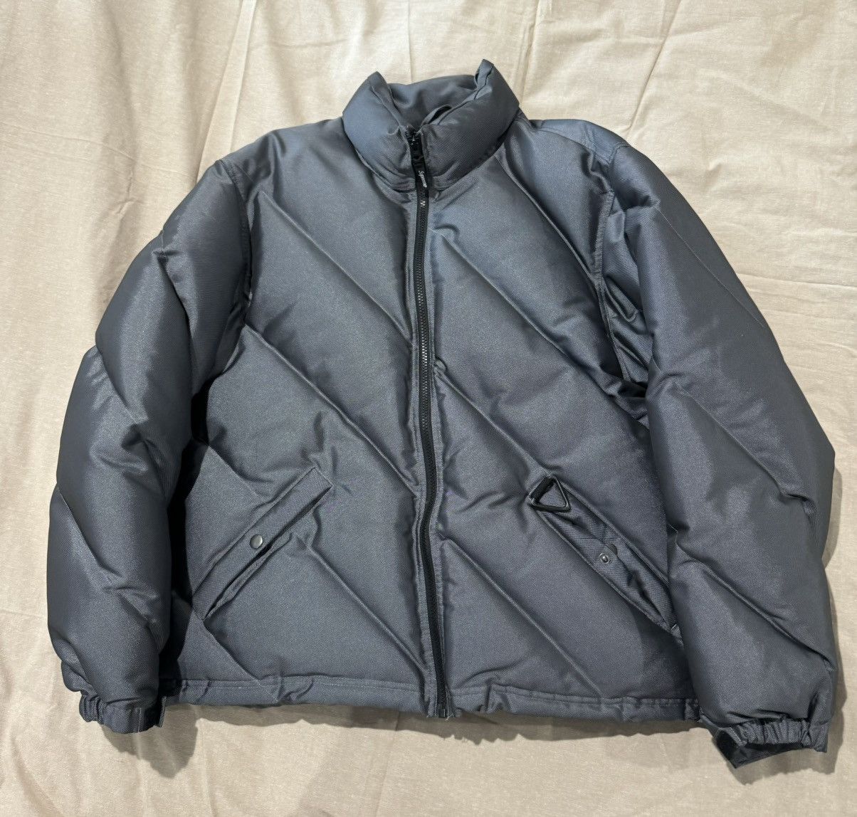 Supreme Supreme Iridescent Puffy Jacket FW19 Black | Grailed