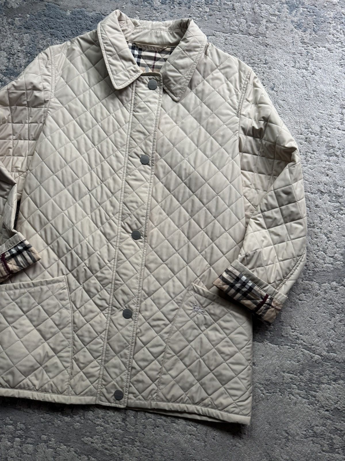 Burberry Burberry Quilted Nova Check Jacket Size 38 Size XS / US 0-2 / IT 36-38 - 8 Thumbnail