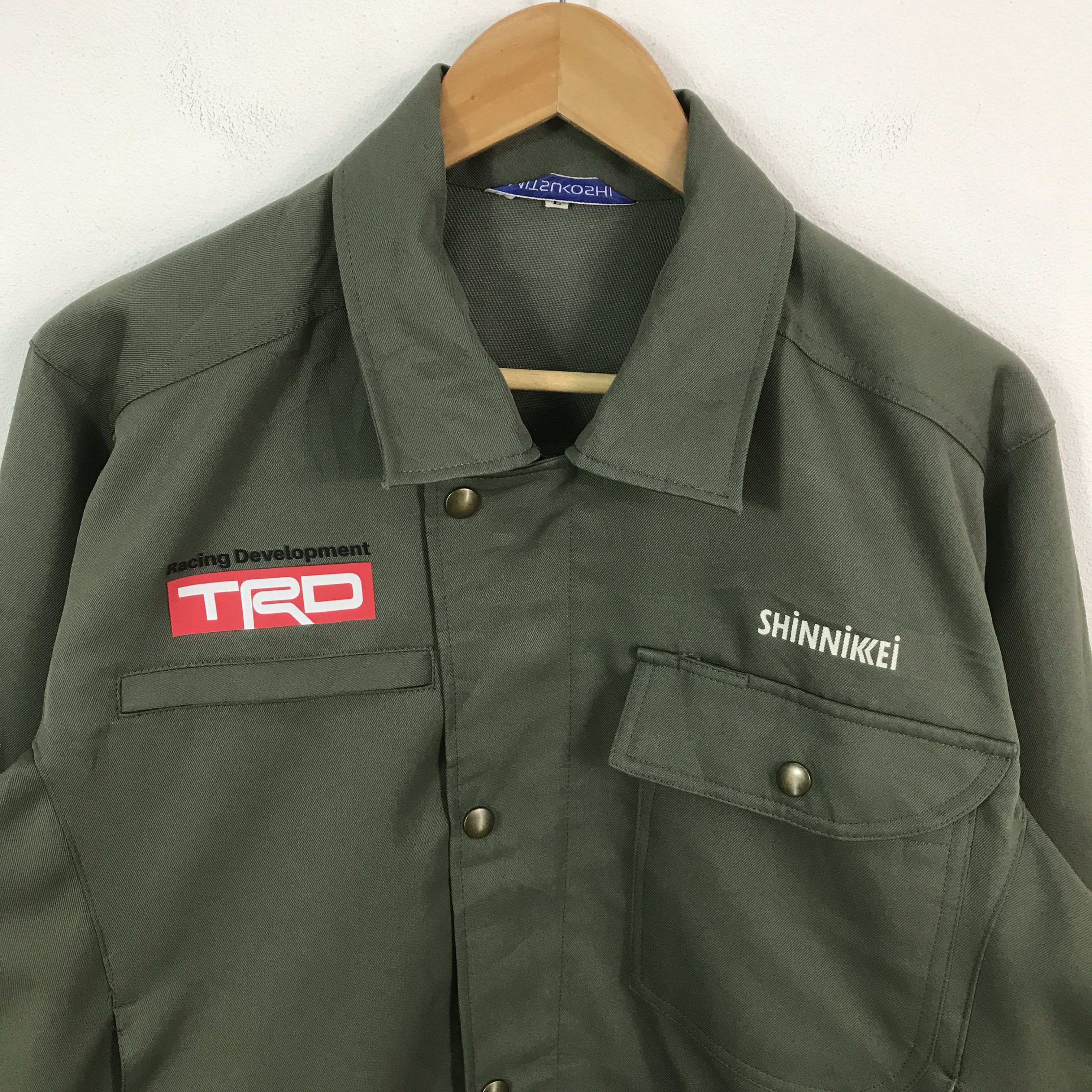 Japanese Brand Vtg Toyota x Trd racing development Japan uniform jacket Size US L / EU 52-54 / 3 - 3 Thumbnail