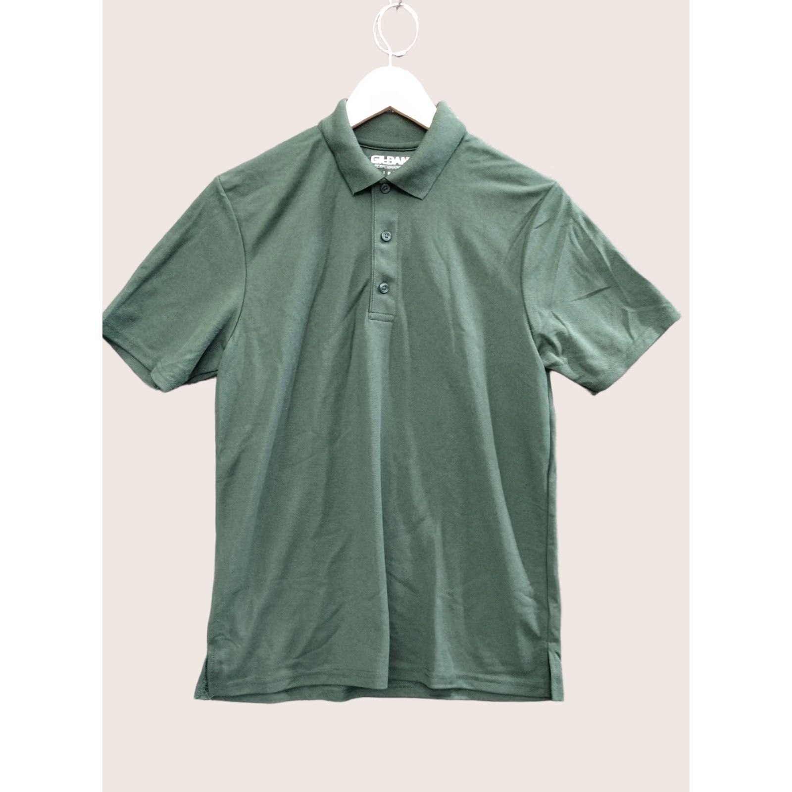 Gildan Gildan Ultra Blend Polo Shirt S Green Mens Short Sleeves 3 Button Collared Regular Fit Polo Shirt Size US S / EU 44-46 / 1 - 1 Thumbnail