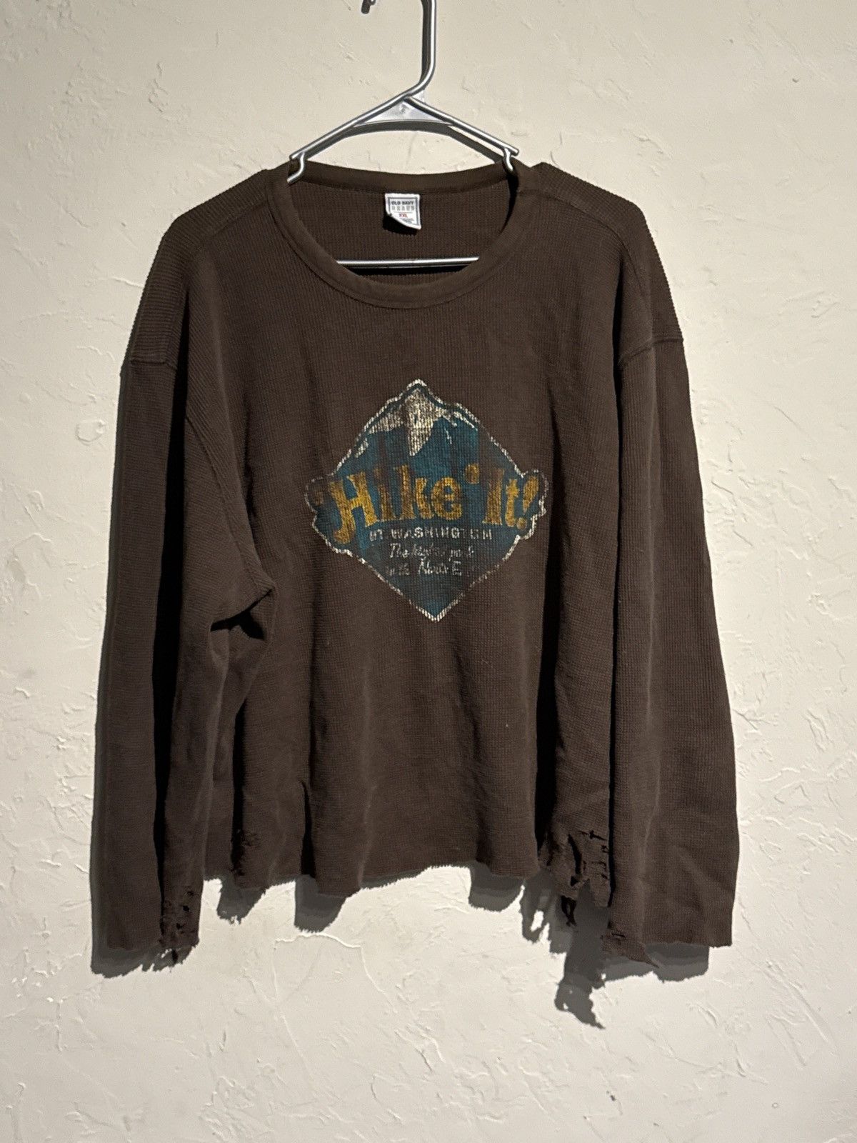 Old Navy Vintage Cropped Old Navy Hike It Long Sleeve Size US XXL / EU 58 / 5 - 1 Thumbnail