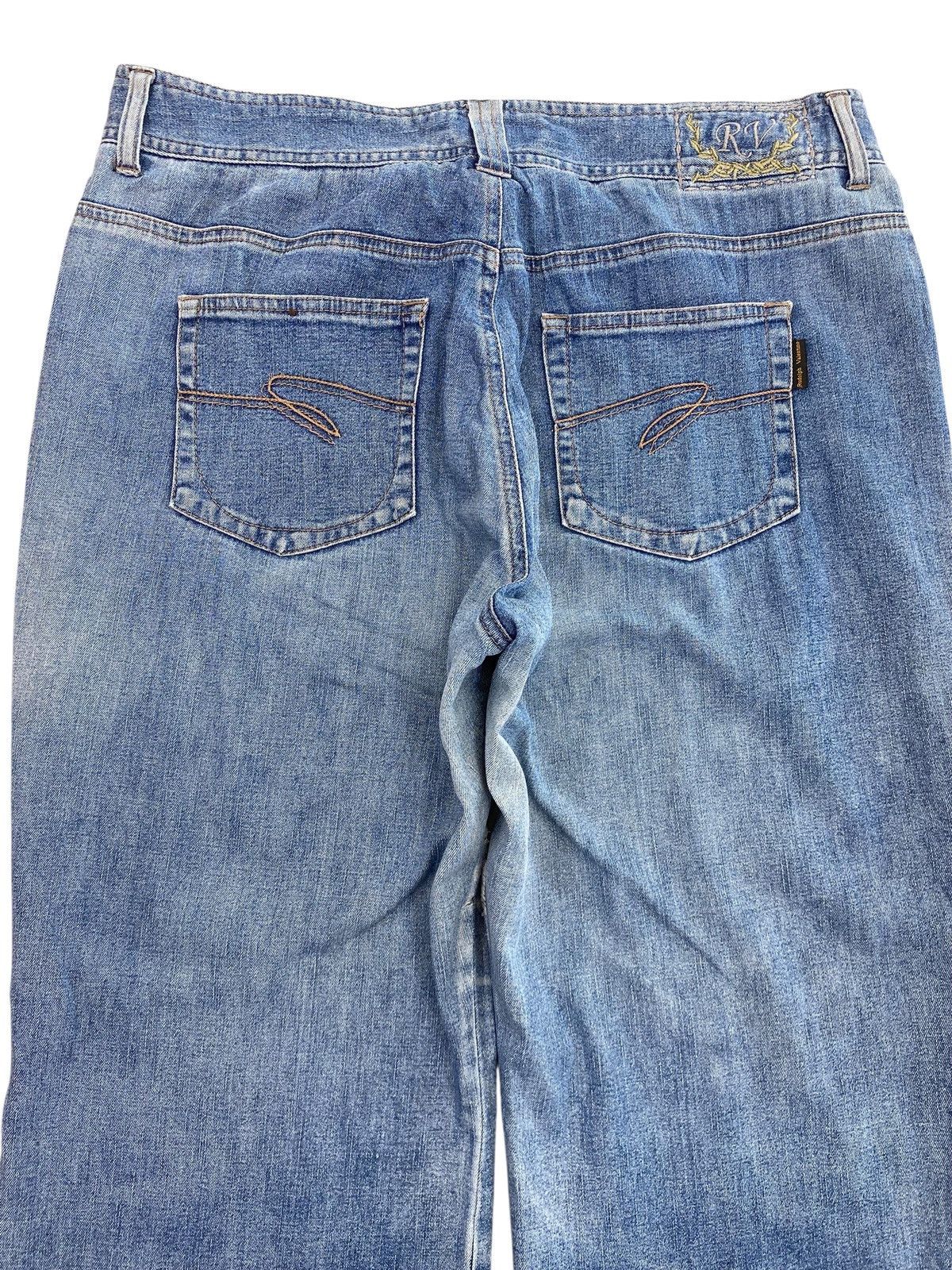 Japanese Brand Japanese Brand Blue Wash Arrow Line Style Jeans Size US 33 - 4 Thumbnail