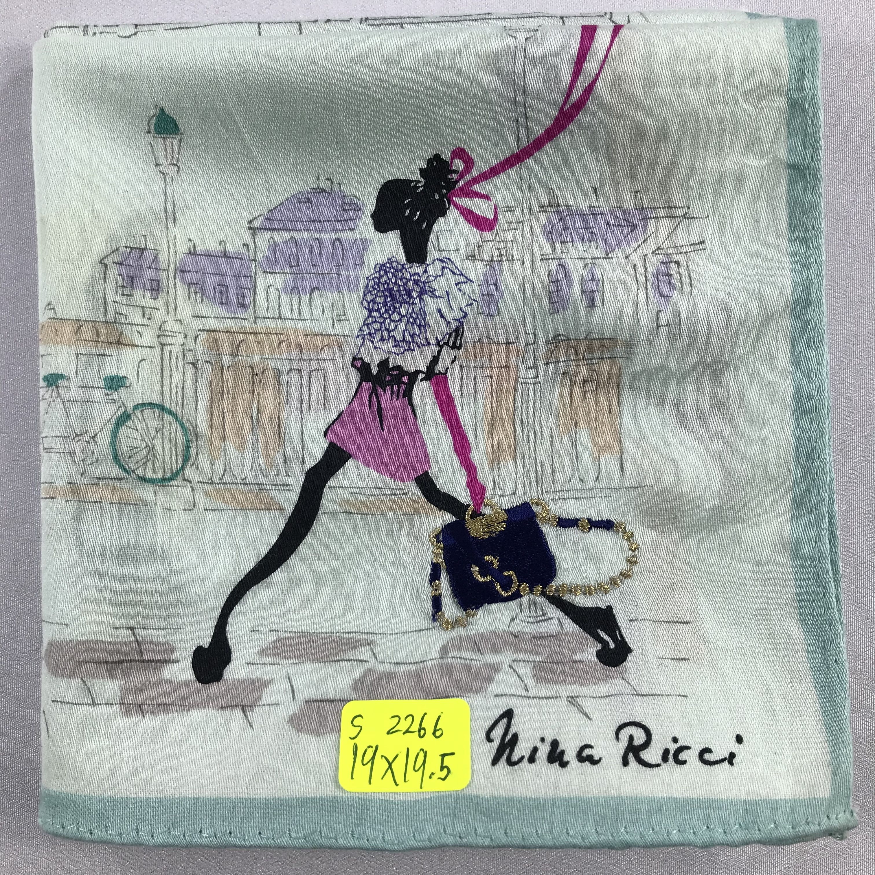 Nina Ricci × Vintage Nina Ricci Bandana / Handkerchief / Neckerchief - S2266 Size ONE SIZE - 5 Thumbnail