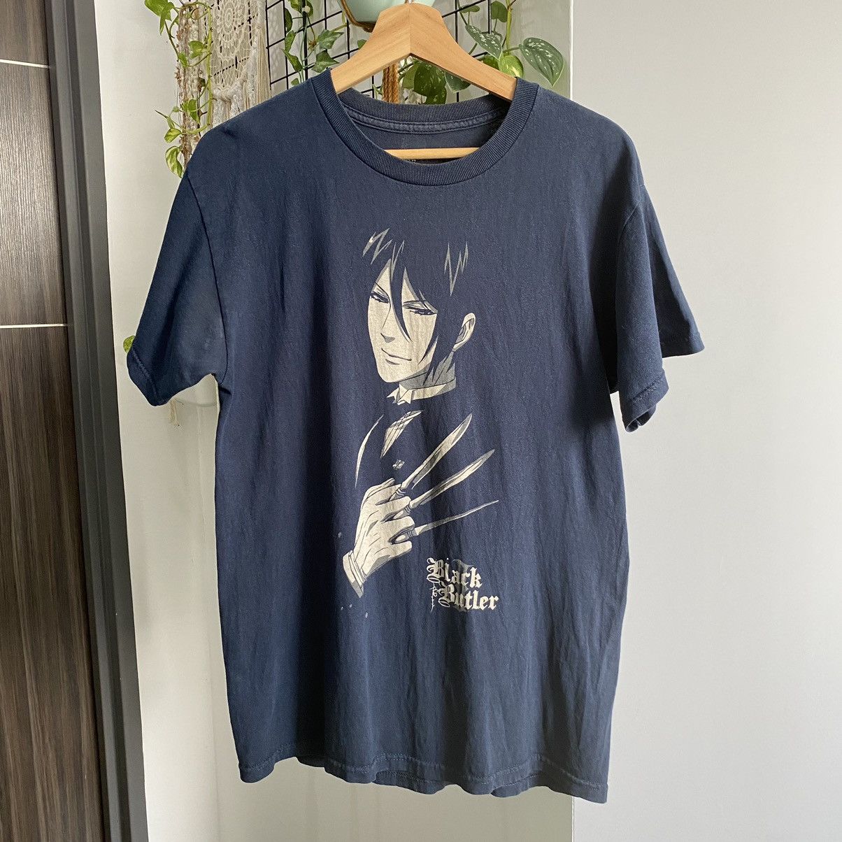 Anime Thrashed Faded Vintage Y2K Black Butler Anime ERD GRUNGE TEE Size US M / EU 48-50 / 2 - 1 Thumbnail