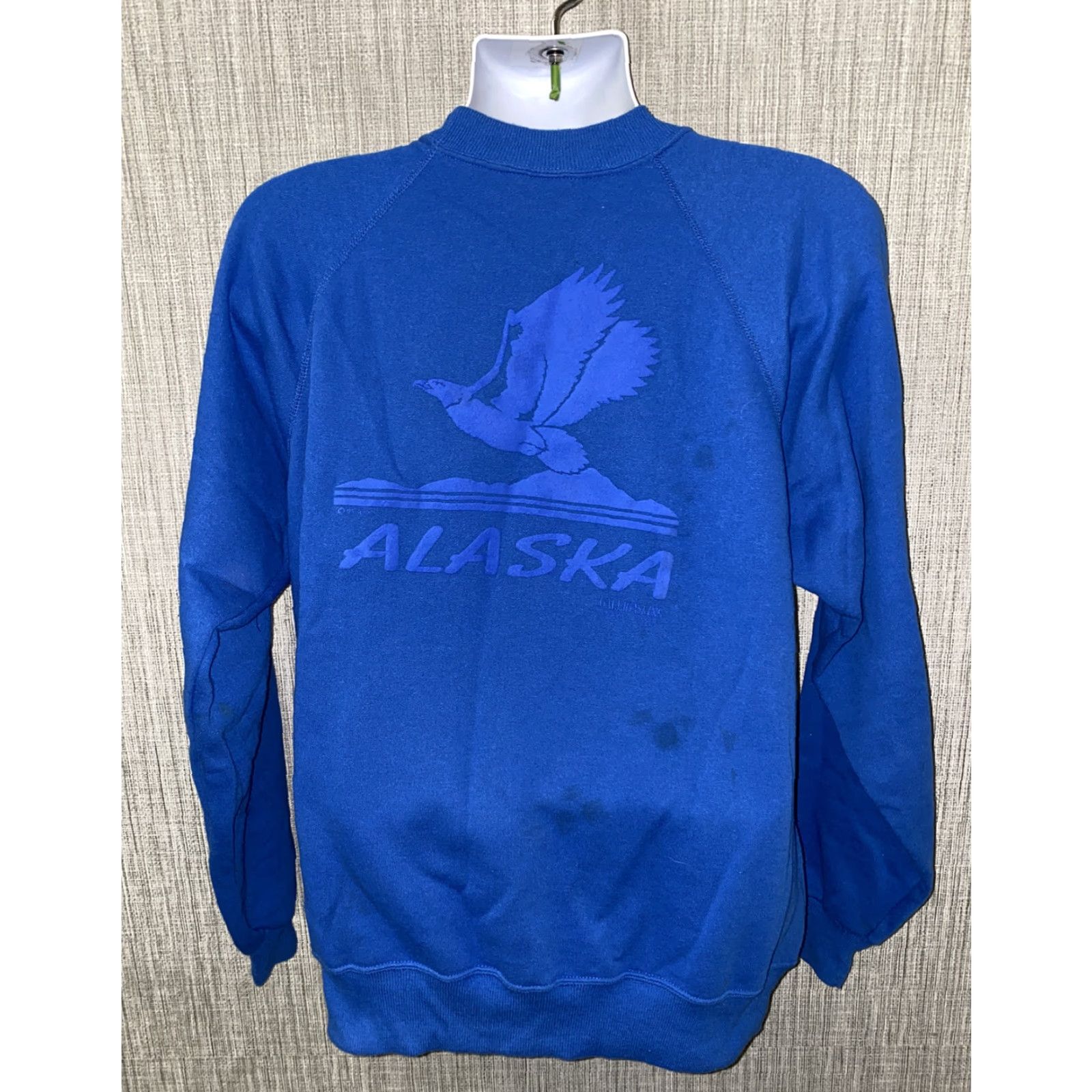 Hanes VINTAGE Hanes Activewear Sweatshirt Alaska Fleece Lined Blue Size XL Mens Size US XL / EU 56 / 4 - 4 Thumbnail