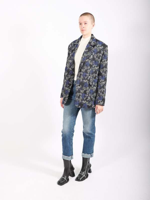 Henrik Vibskov !DS! AW22 Henrik Vibskov Blue Moon Sponge Blazer Size L / US 10 / IT 46 - 1 Thumbnail