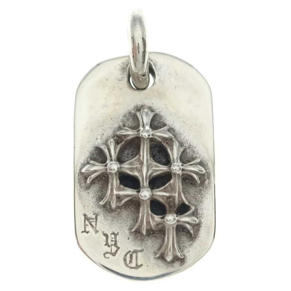 Chrome Hearts Old Chrome Hearts Cemetery raised Dog Tag necklace Size ONE SIZE - 1 Thumbnail
