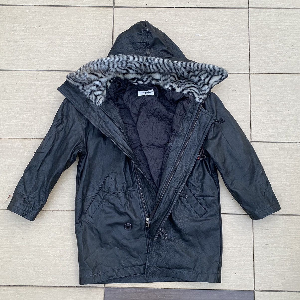 Valentino × Vintage valentino uomo vintage leather jacket Size US L / EU 52-54 / 3 - 5 Thumbnail