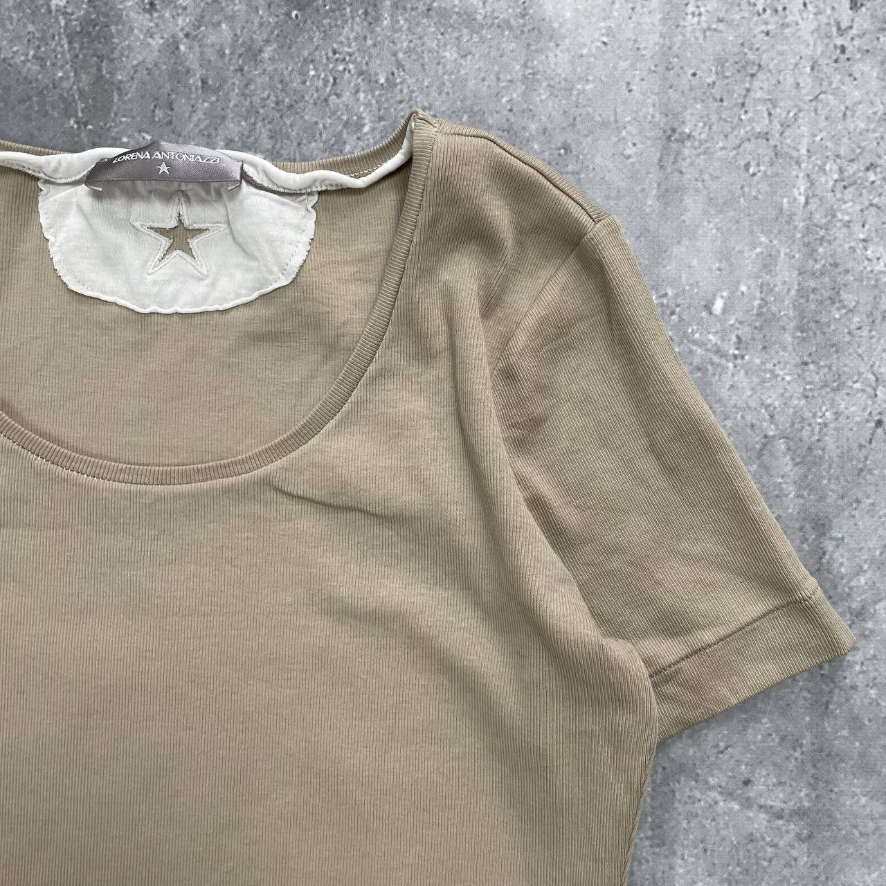 Other Lorena Antoniazzi Scoop Neck T Shirt Women’s Beige Size 44 Size M / US 6-8 / IT 42-44 - 12 Thumbnail