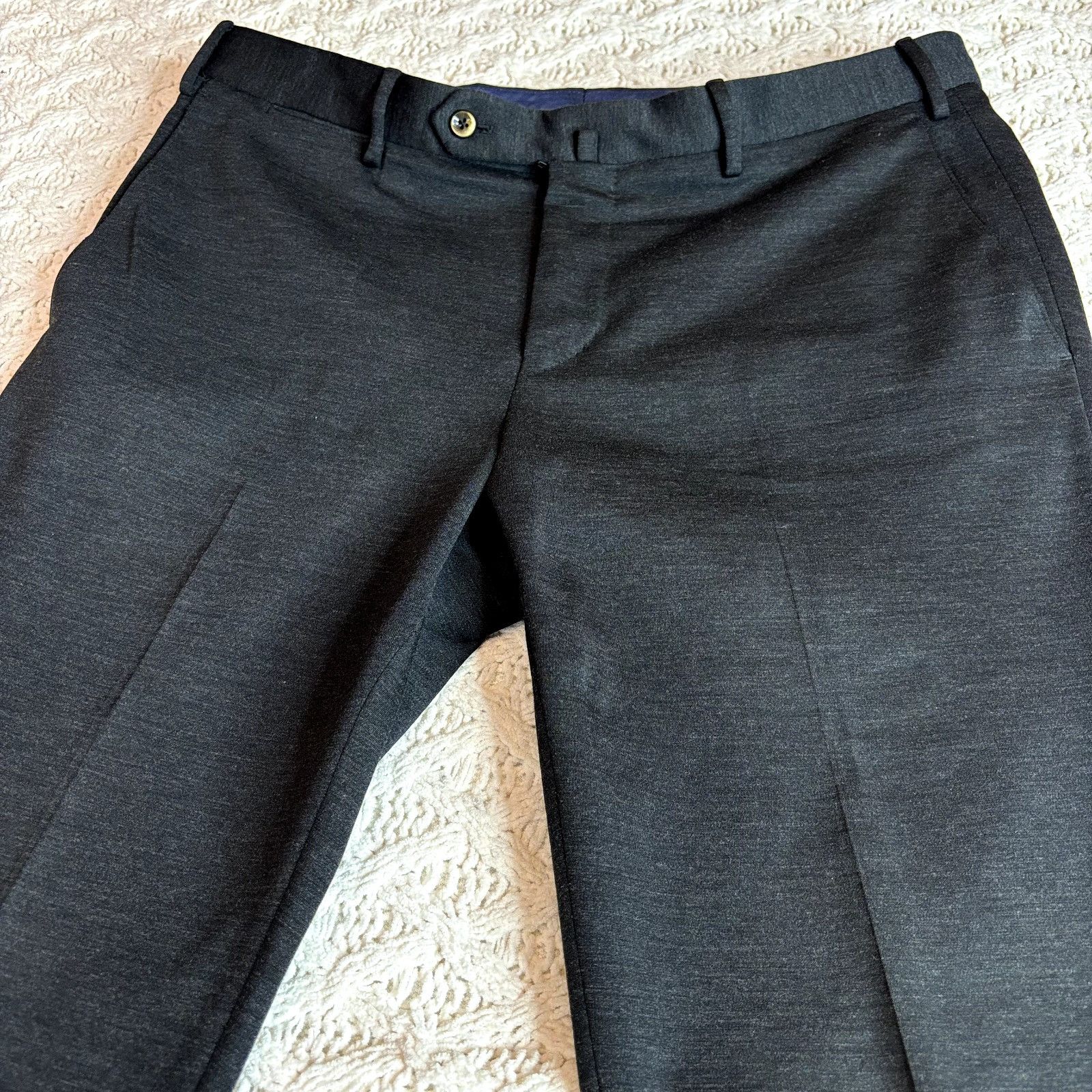 Other PT01 Pantaloni Torino Men W34 Dress Pants Gray Wool & Cotton Size 34S - 1 Thumbnail