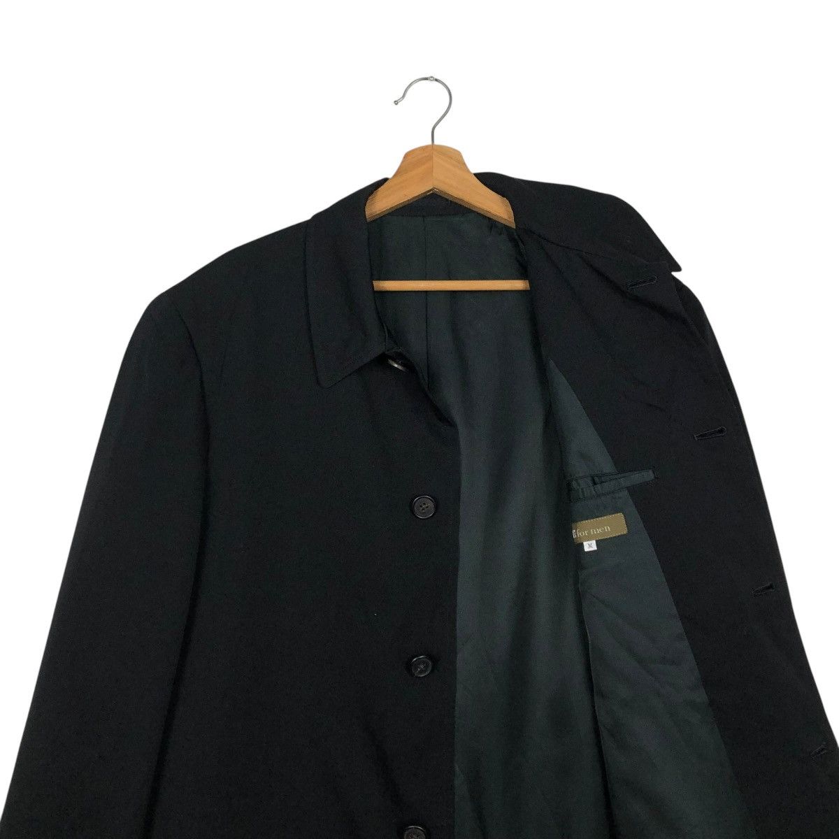 Yohji Yamamoto RICH BLACK VINTAGE BUTTON JACKET Y’S FOR MEN YOHJI YAMAMOTO Size US M / EU 48-50 / 2 - 14 Thumbnail