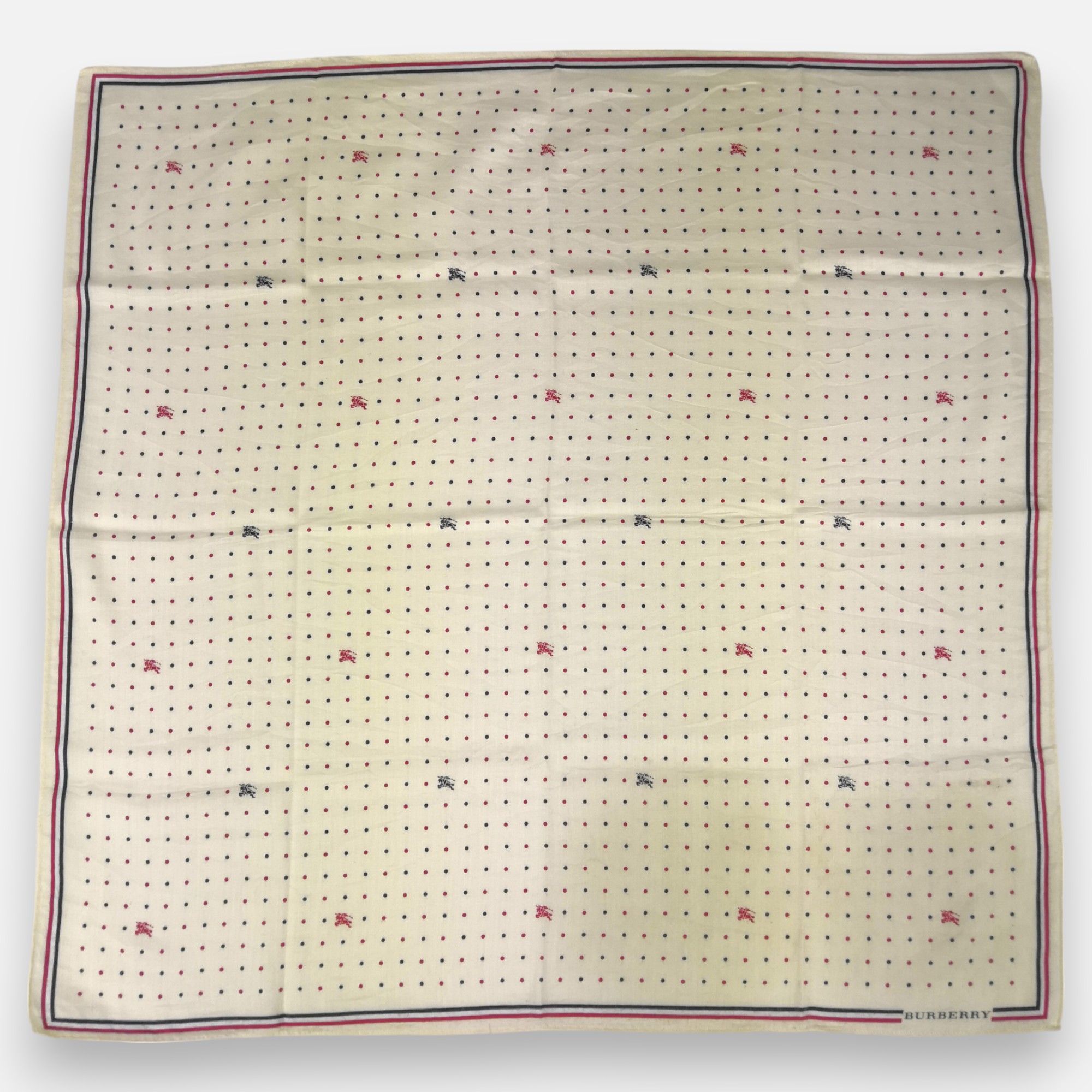 Burberry Vintage Burberry Handkerchief Neckerchief Bandana Size ONE SIZE - 3 Thumbnail
