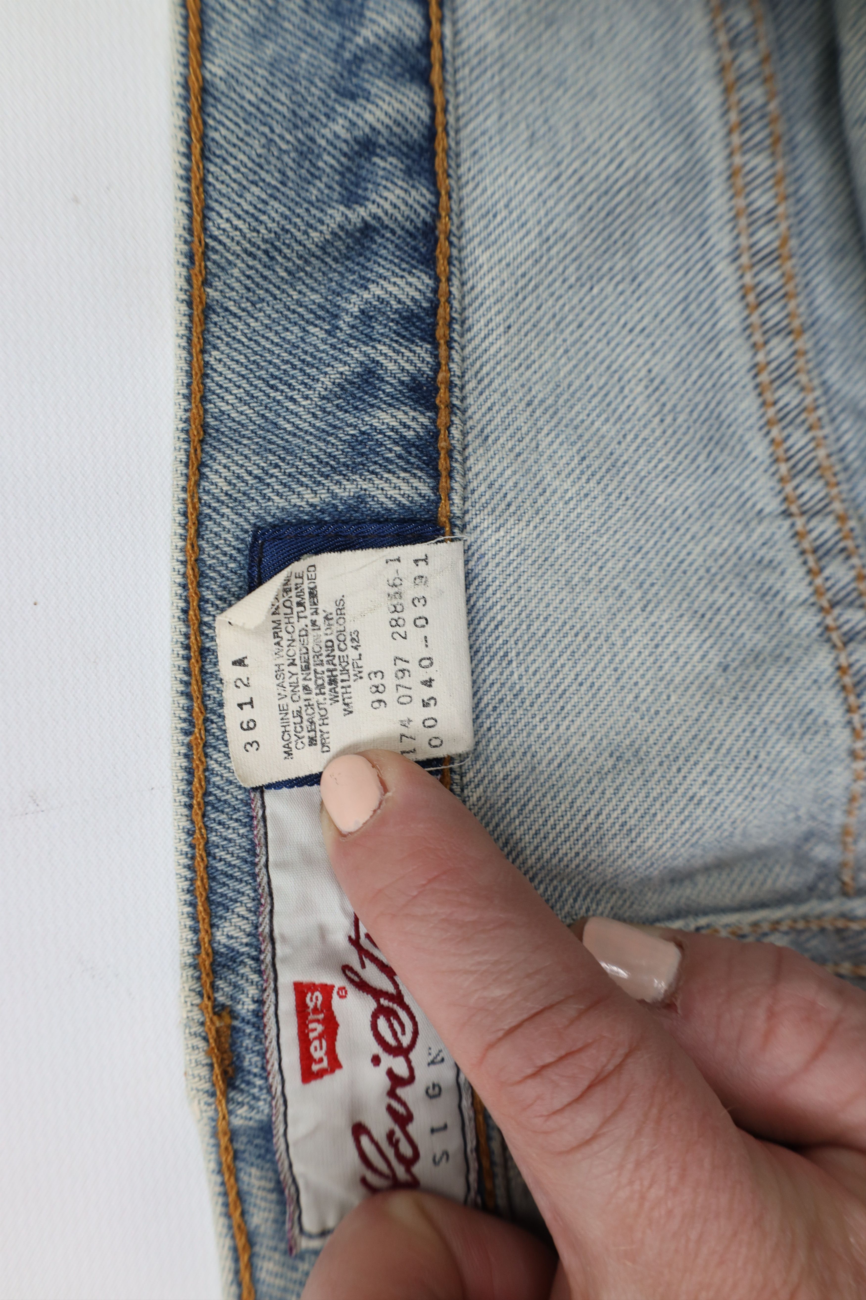 Levi's × Vintage Vintage 90s Levis 540 Relaxed Fit Denim Jeans Blue Cotton Size US 42 / EU 58 - 9 Thumbnail