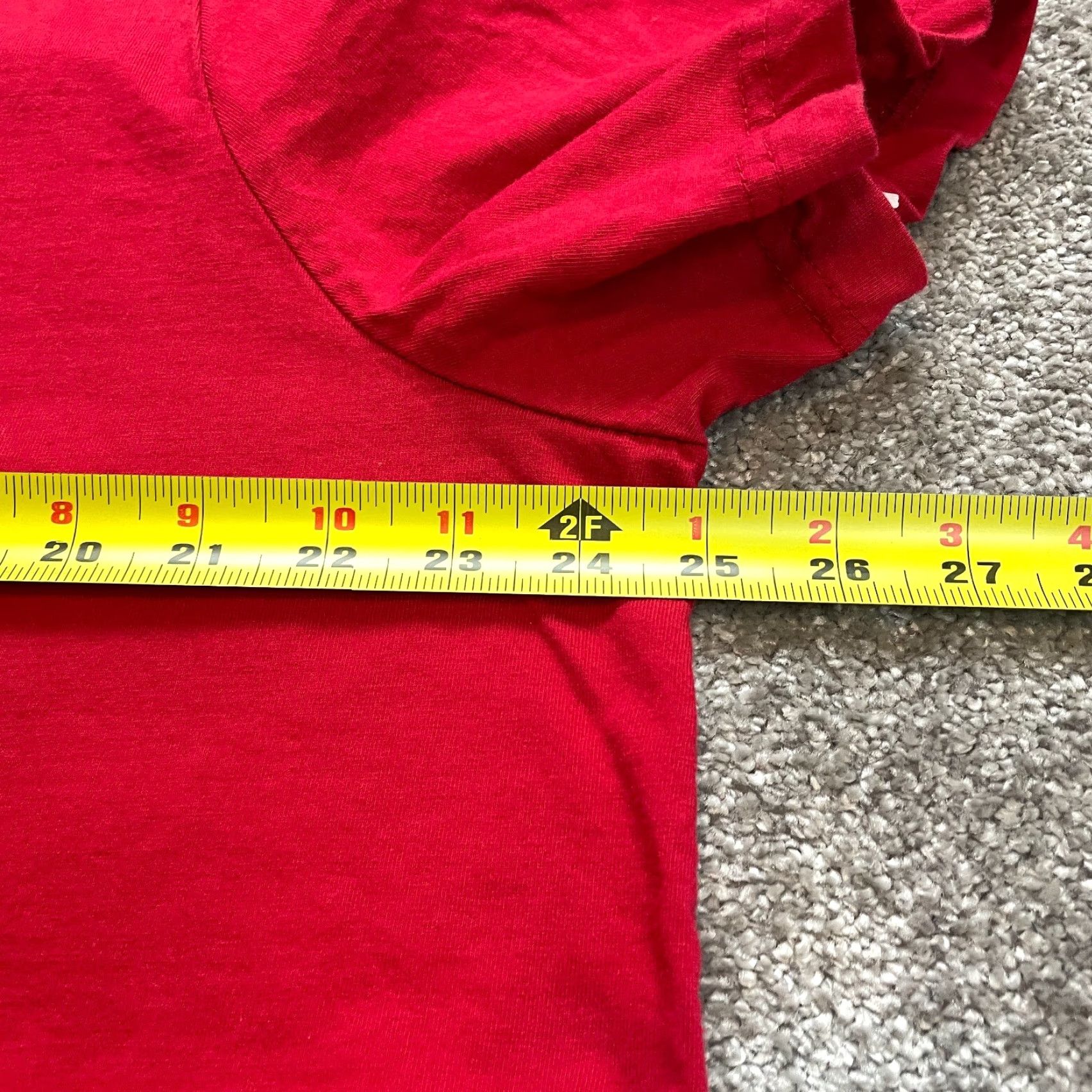Vintage VINTAGE Cascade Blues Shirt Womens 2X Red Short Sleeve V Neck Cotton Tee Top Size XXL / US 16-18 / IT 52-54 - 7 Thumbnail