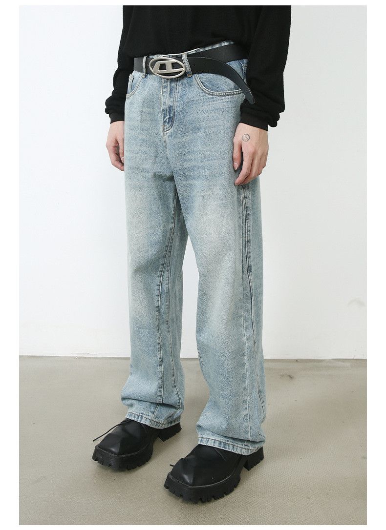 Jean American high street men's hip-hop casual jeans Size US 32 / EU 48 - 6 Thumbnail