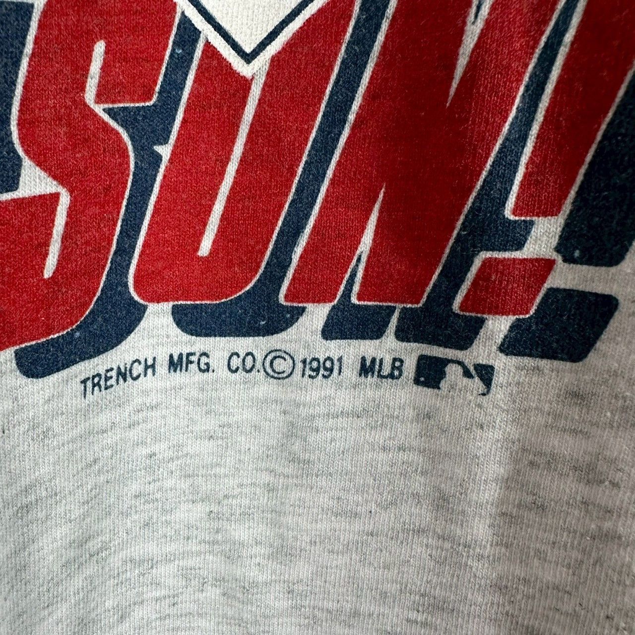 Vintage ​​​​​​1991 Atlanta Braves Champions Thank You! MLB ​T-shirt Size US L / EU 52-54 / 3 - 3 Thumbnail