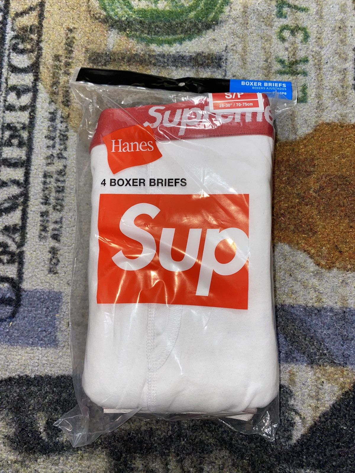 Hanes × Supreme Supreme Hanes Boxer Briefs (4 Pack) SMALL Size ONE SIZE - 1 Thumbnail