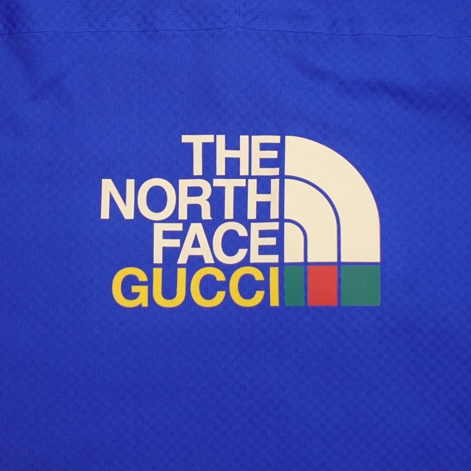 Gucci Gucci X The North Face Half Zip Pullover Hoodie in Blue Size US XL / EU 56 / 4 - 5 Thumbnail