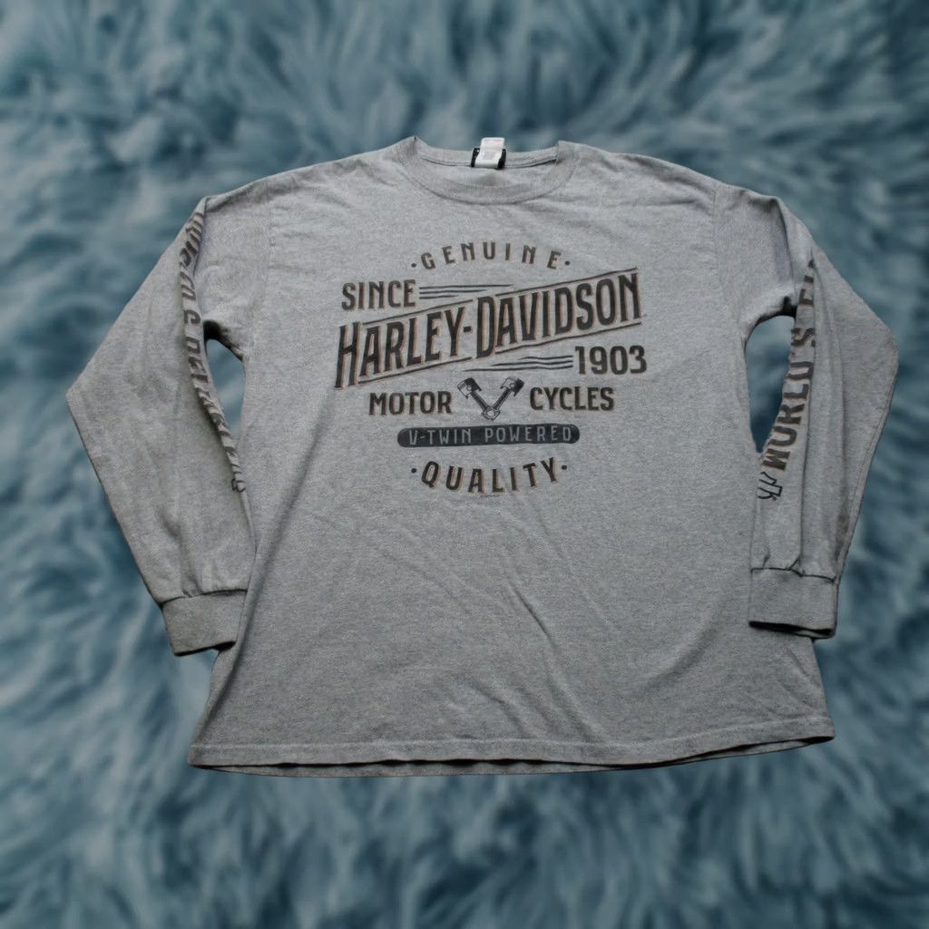 Harley Davidson Harley Davidson Shirt Mens L Long Sleeve Graphic Tee Three Rivers Pittsburgh Size US L / EU 52-54 / 3 - 1 Thumbnail