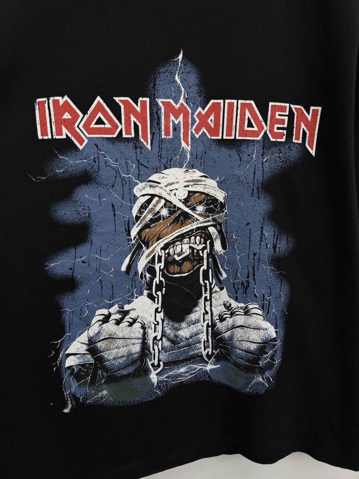 Iron Maiden 🇬🇧☠️ Iron Maiden World Slavery Tour 1984 85 Reprint 2022 Tee Size US L / EU 52-54 / 3 - 5 Thumbnail