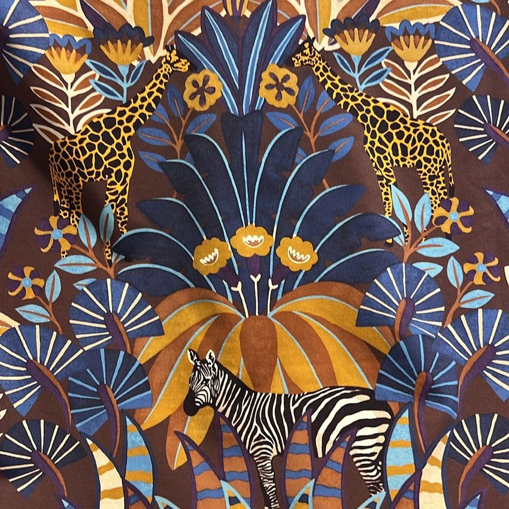J.McLaughlin J. McLaughlin Catalina Cloth Zebra/Giraffe Floral Print Top Size S / US 4 / IT 40 - 6 Thumbnail