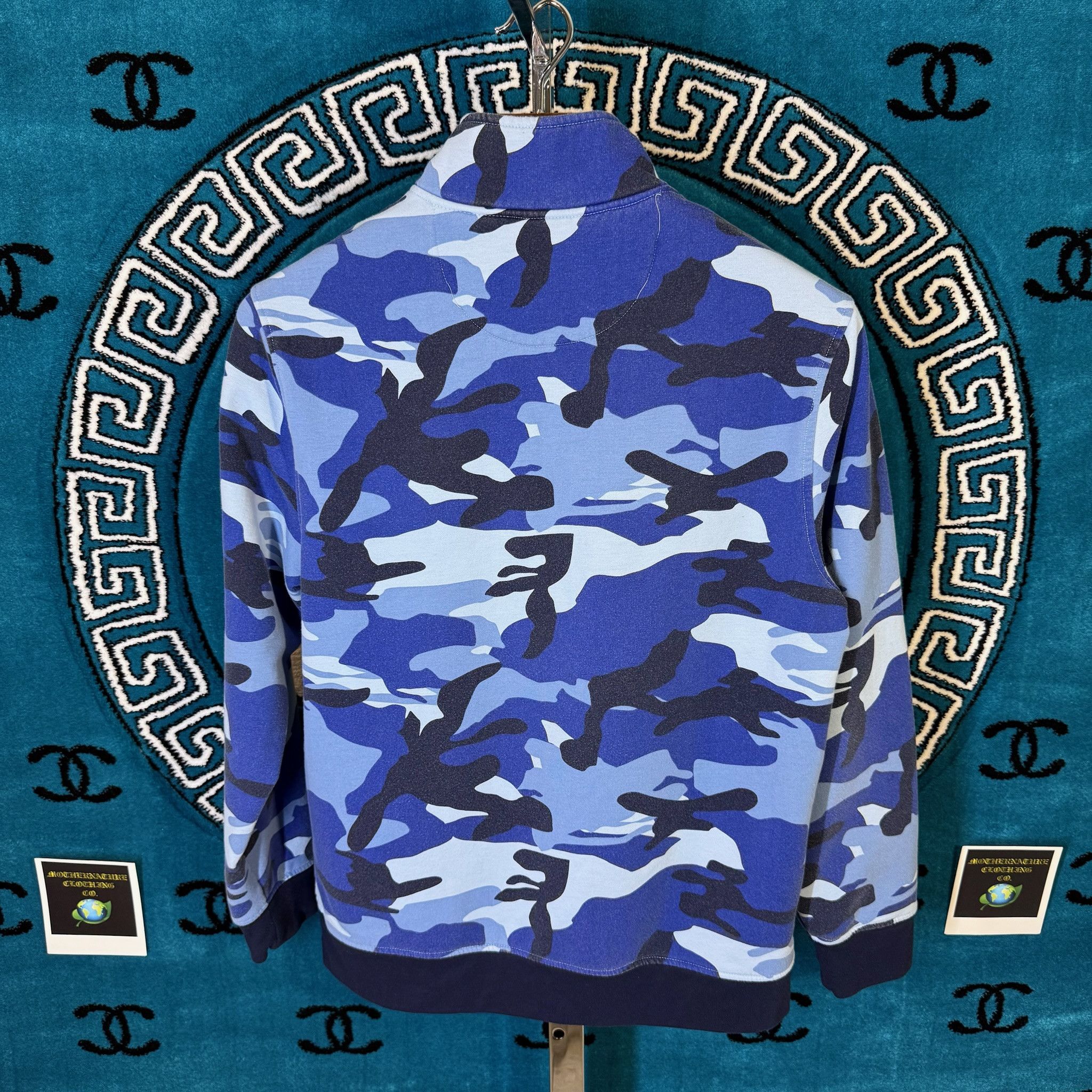 Club Room BLUE CAMOUFLAGE L/S QUARTER ZIP Size US M / EU 48-50 / 2 - 2 Thumbnail