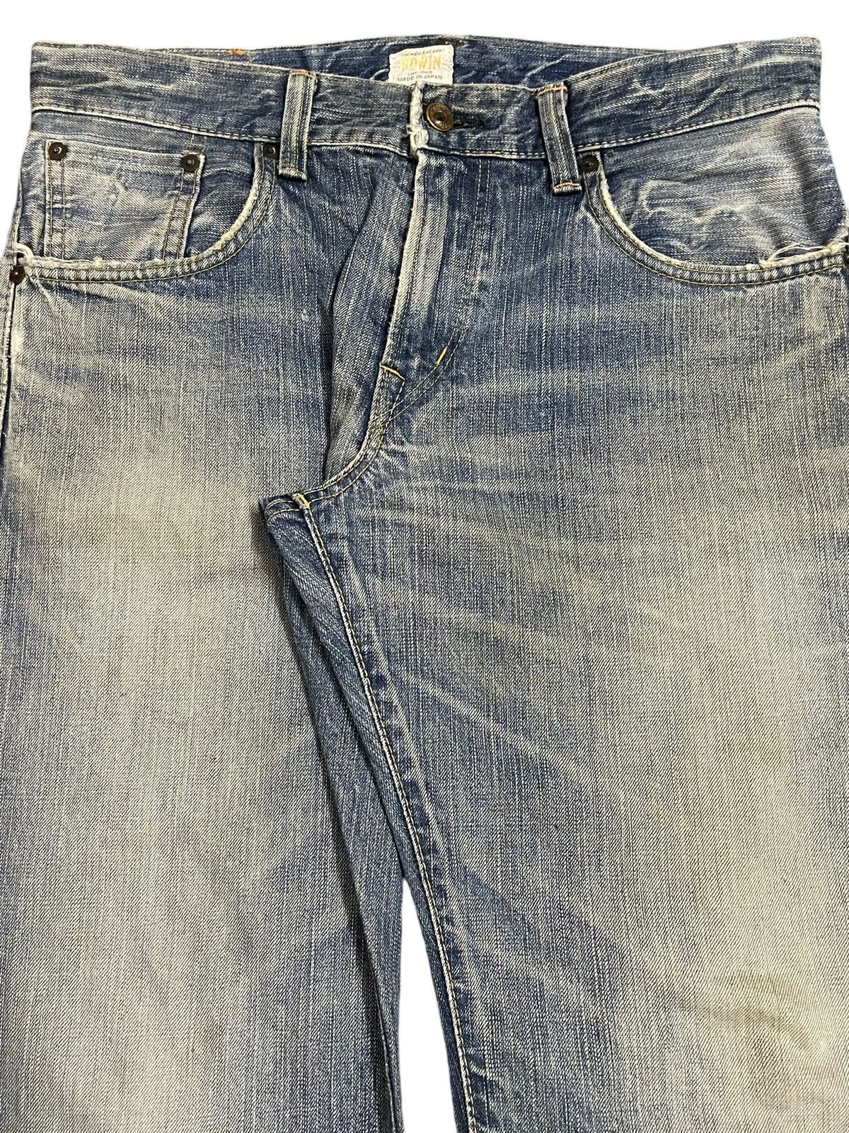 Edwin Vintage Japan Edwin 505zx Faded Wash Style Baggy Jeans Size US 33 - 4 Thumbnail
