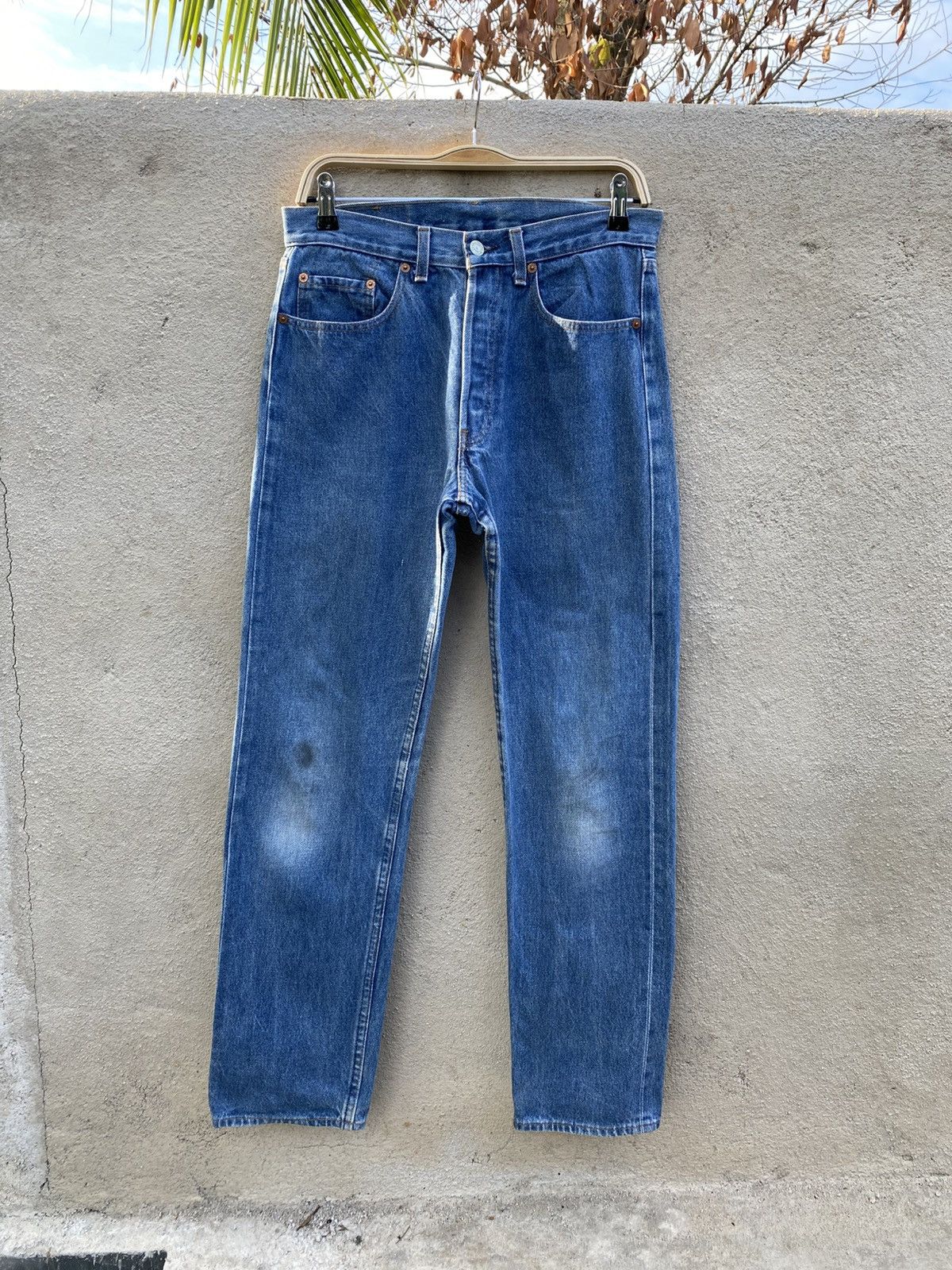 Levi's × Levi's Vintage Clothing × Vintage W30x31 Vintage levi's 501 90s faded made in FRANCE Size US 31 - 1 Thumbnail