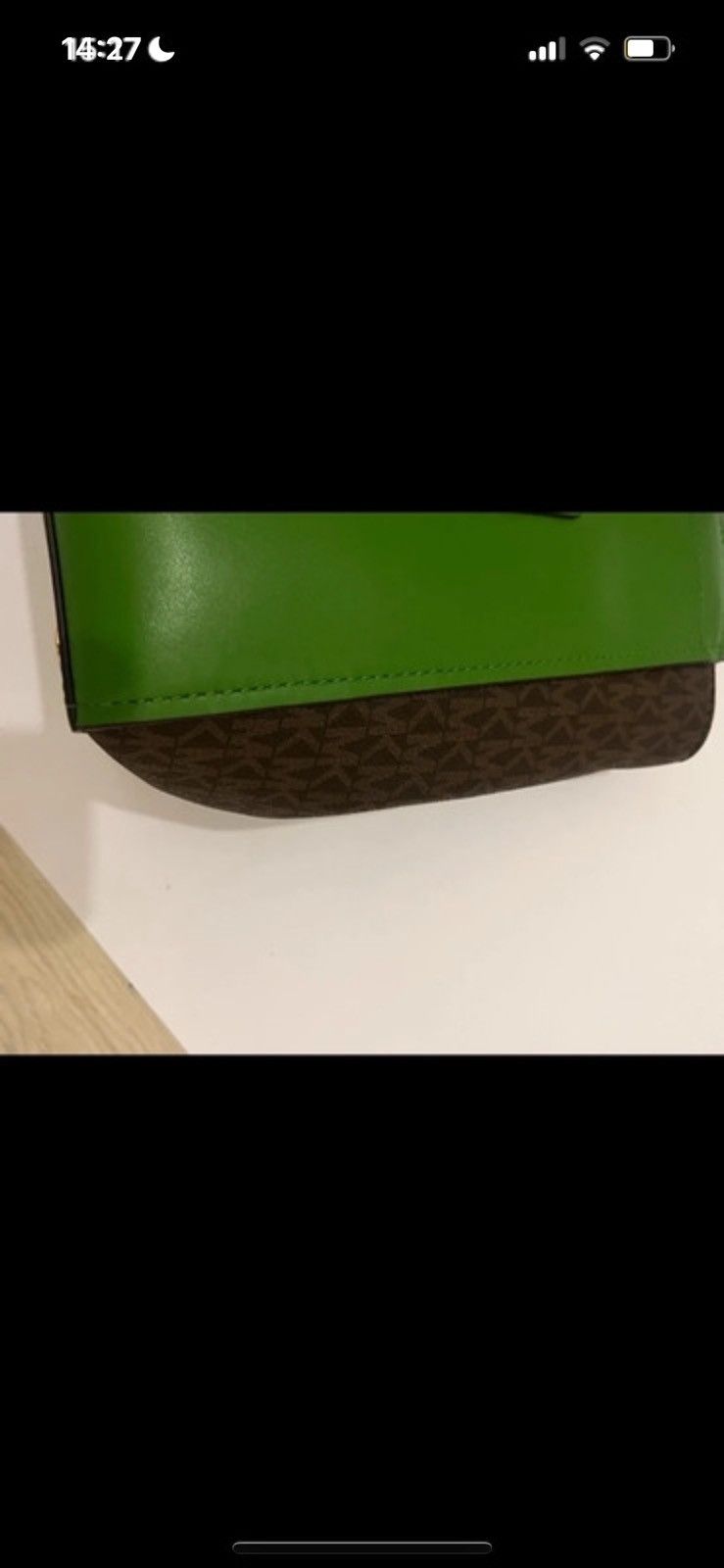 Michael Kors Michael Kors Handbag Green Brown Leather Size ONE SIZE - 9 Thumbnail
