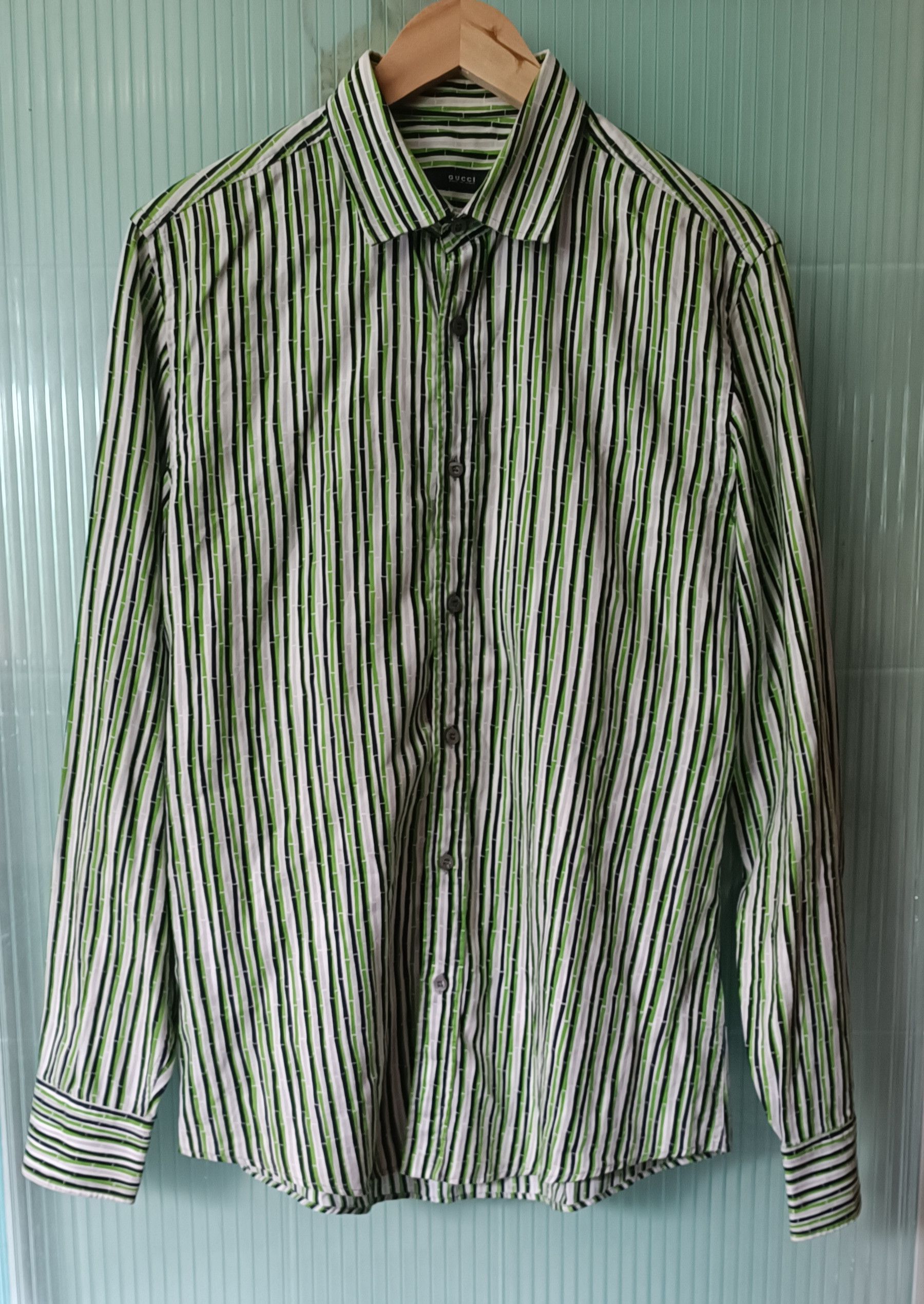 Bamboo branches print shirt Tops